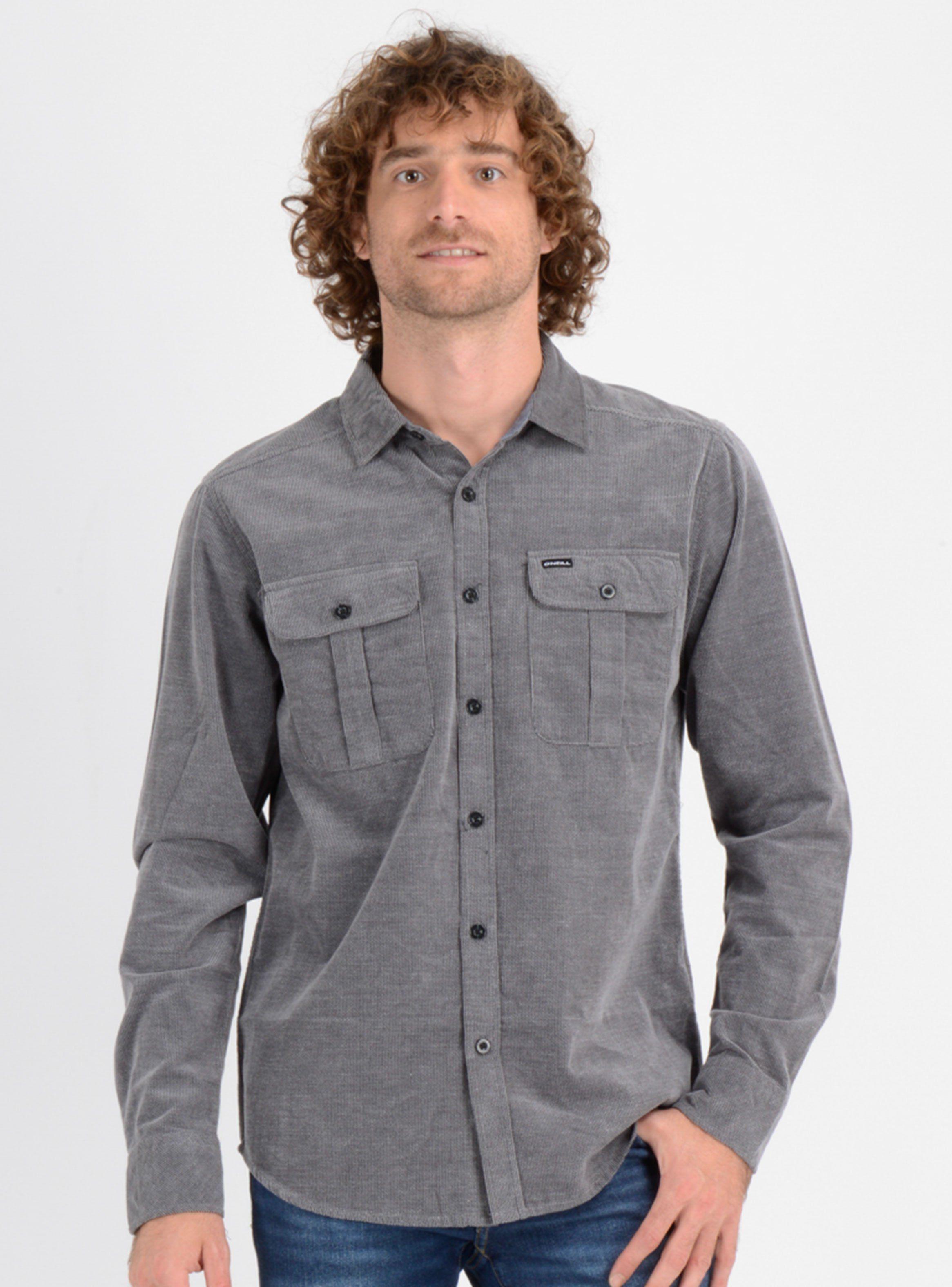 Camisa Casual Bolsillos Frontales-0