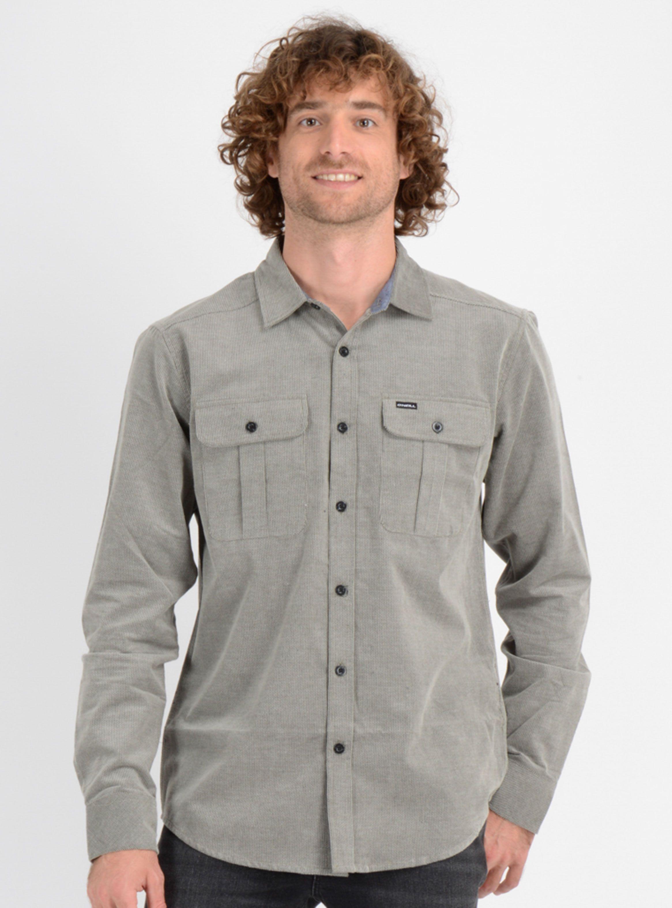 Camisa Casual Bolsillos Frontales-0