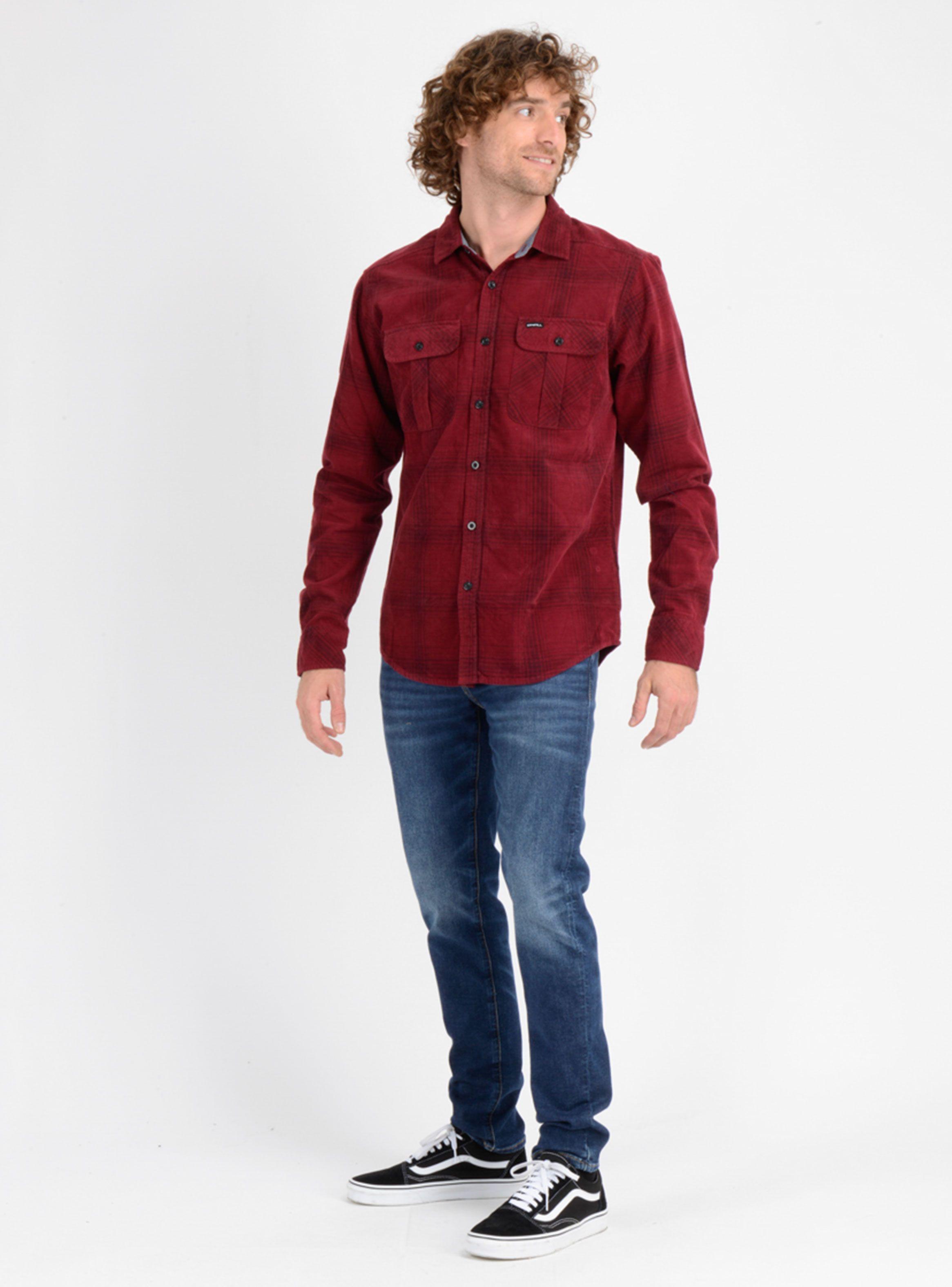 Camisa Casual Bolsillos Frontales Estampada-3