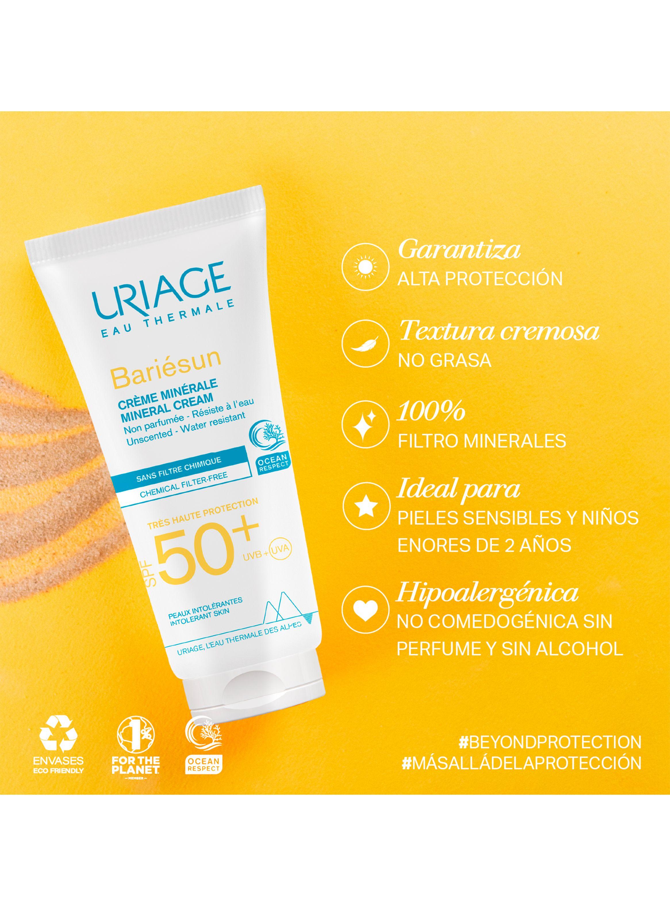 Protector Solar Bariésun Crema Mineral SPF50+ 100ml Uriage-2