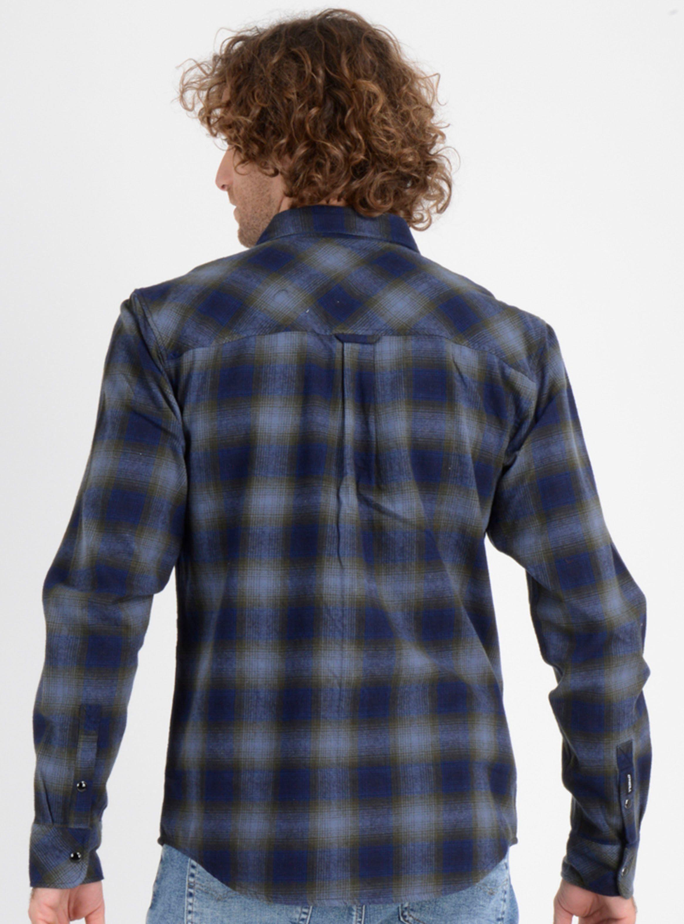 Camisa ML Cuadros Bolsillos Frontales-1