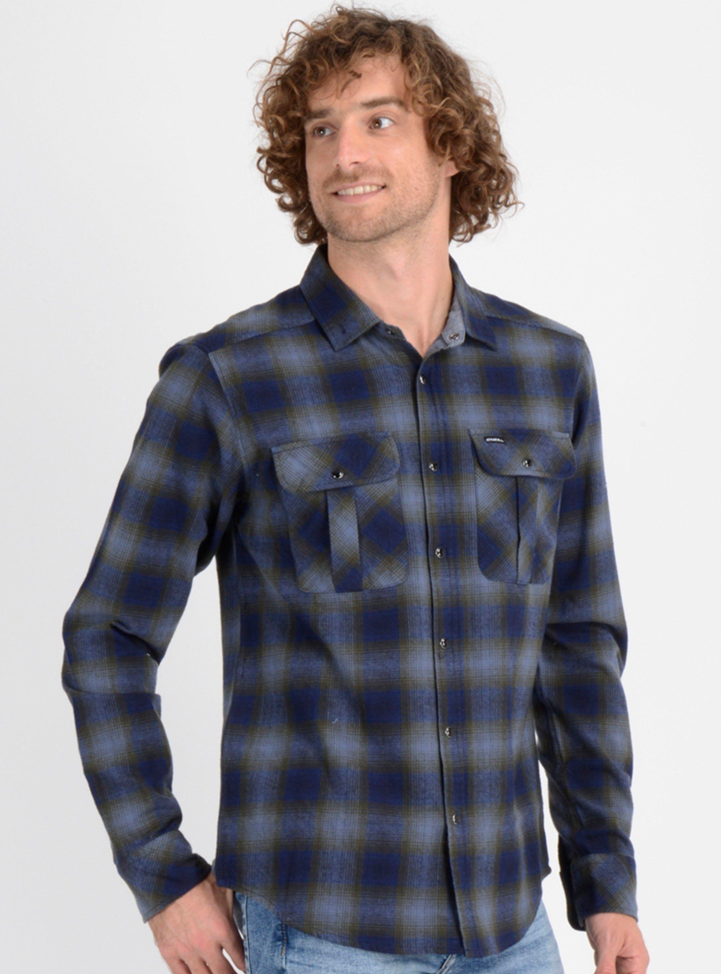 Camisa ML Cuadros Bolsillos Frontales-2