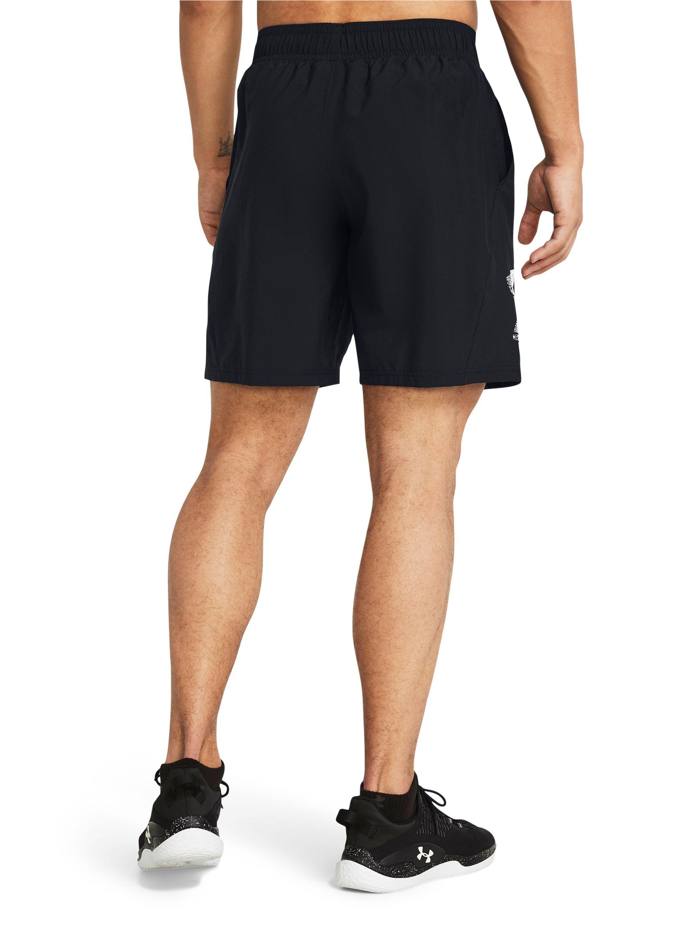 Short Woven Graphic Sho-1