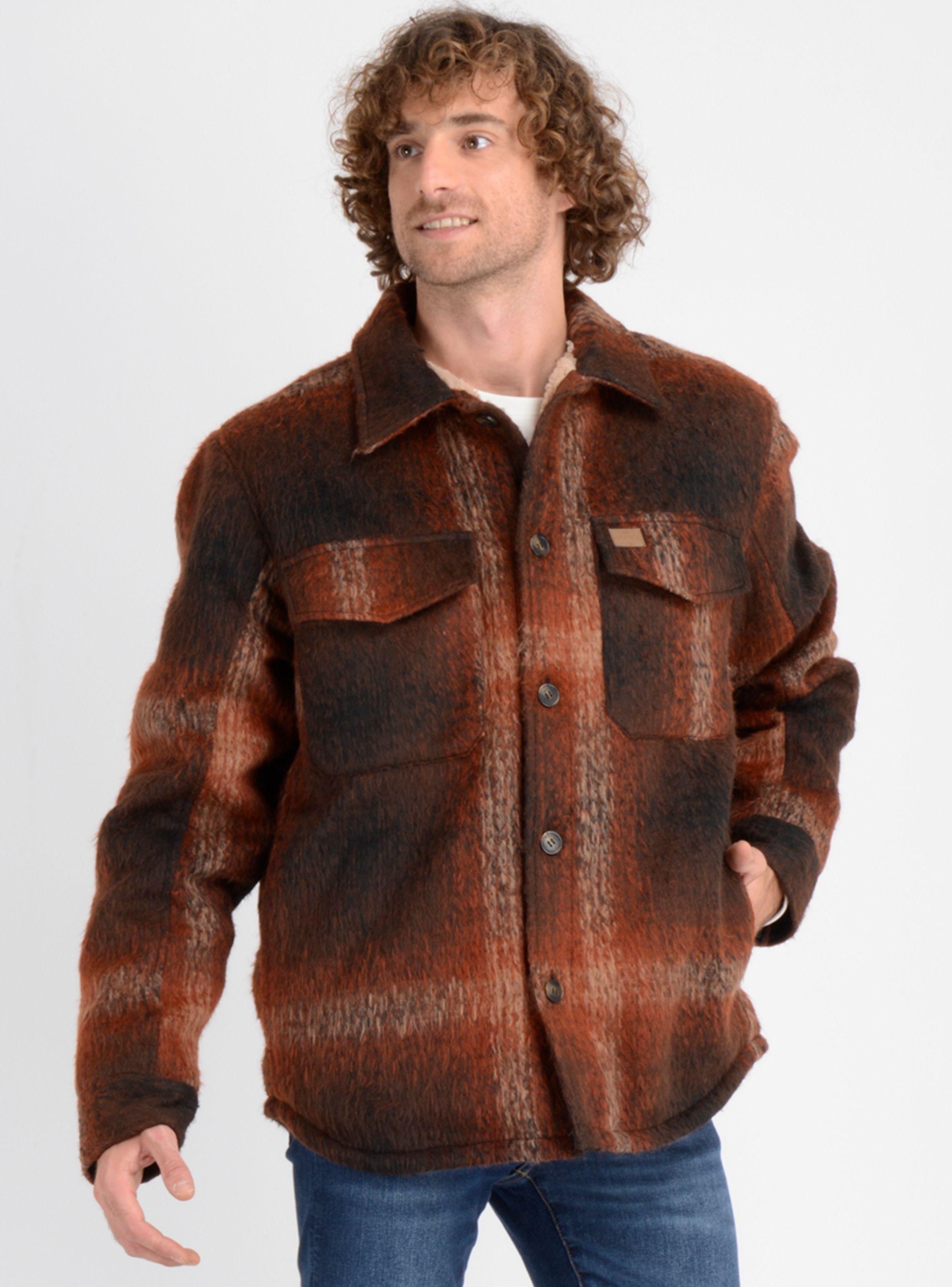 Chaqueta Diseño Leñadora Bolsillos Frontales-2