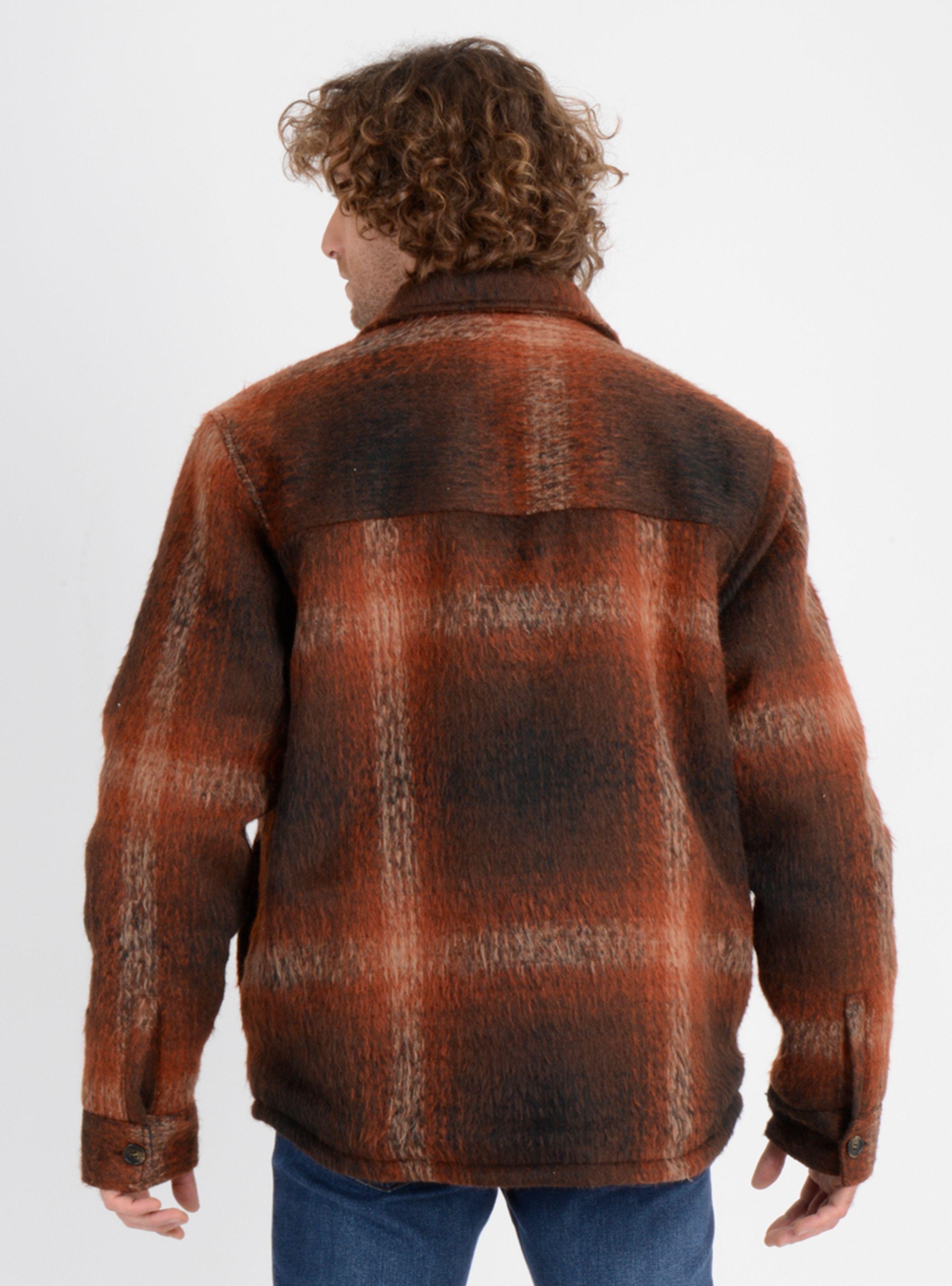 Chaqueta Diseño Leñadora Bolsillos Frontales-1