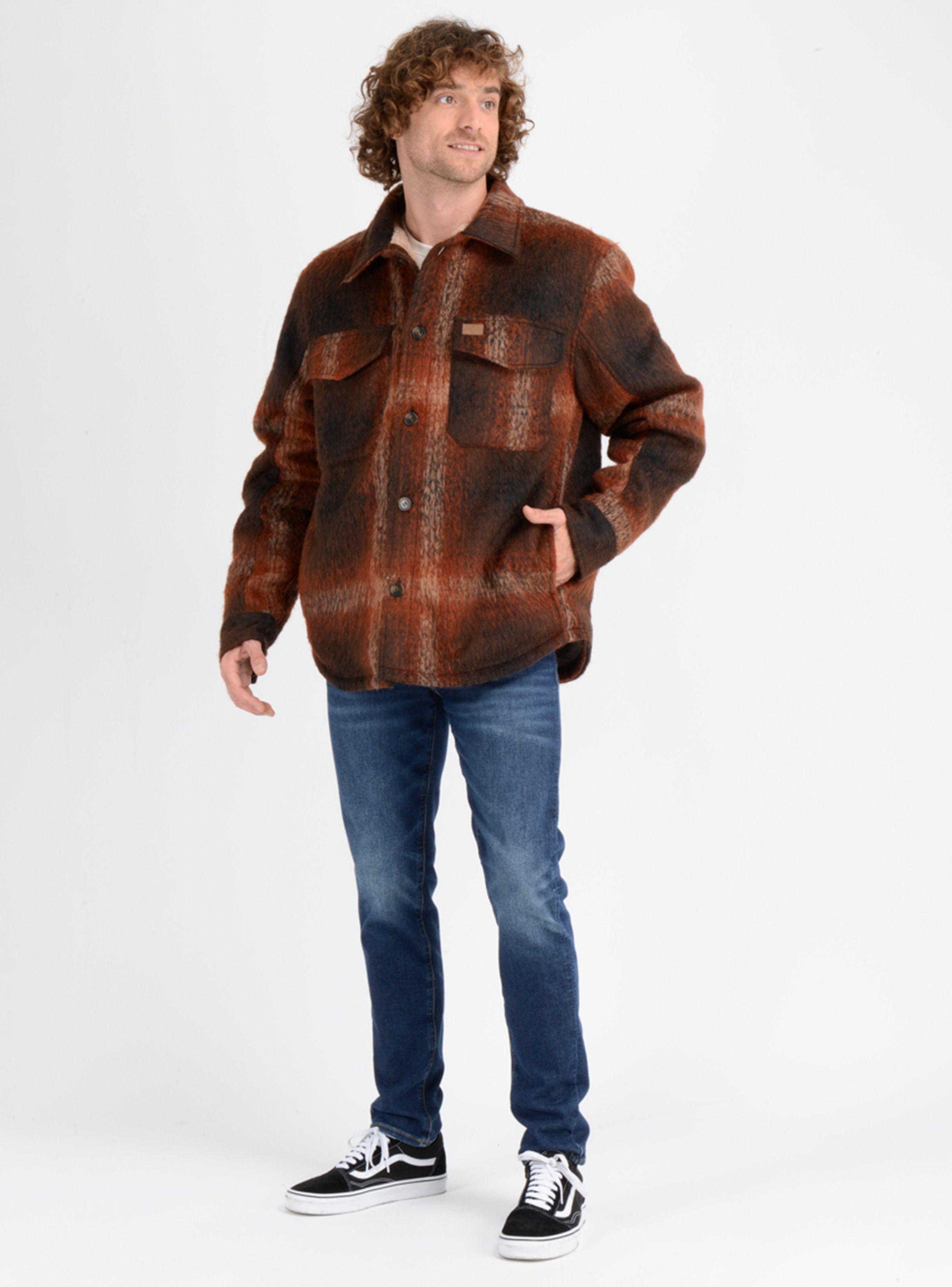 Chaqueta Diseño Leñadora Bolsillos Frontales-3