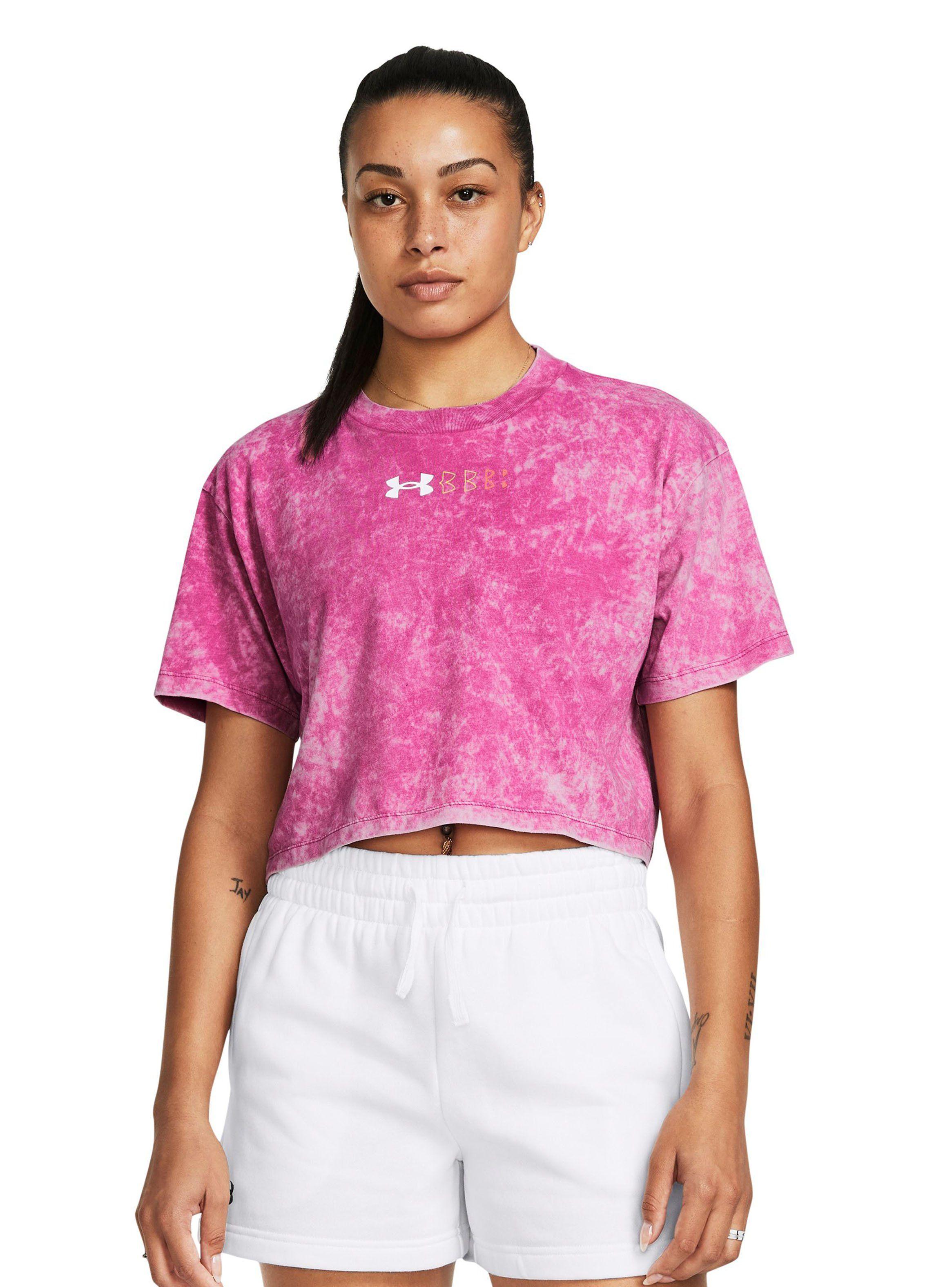 Polera Wash Logo Repeat Crp Rosado-0