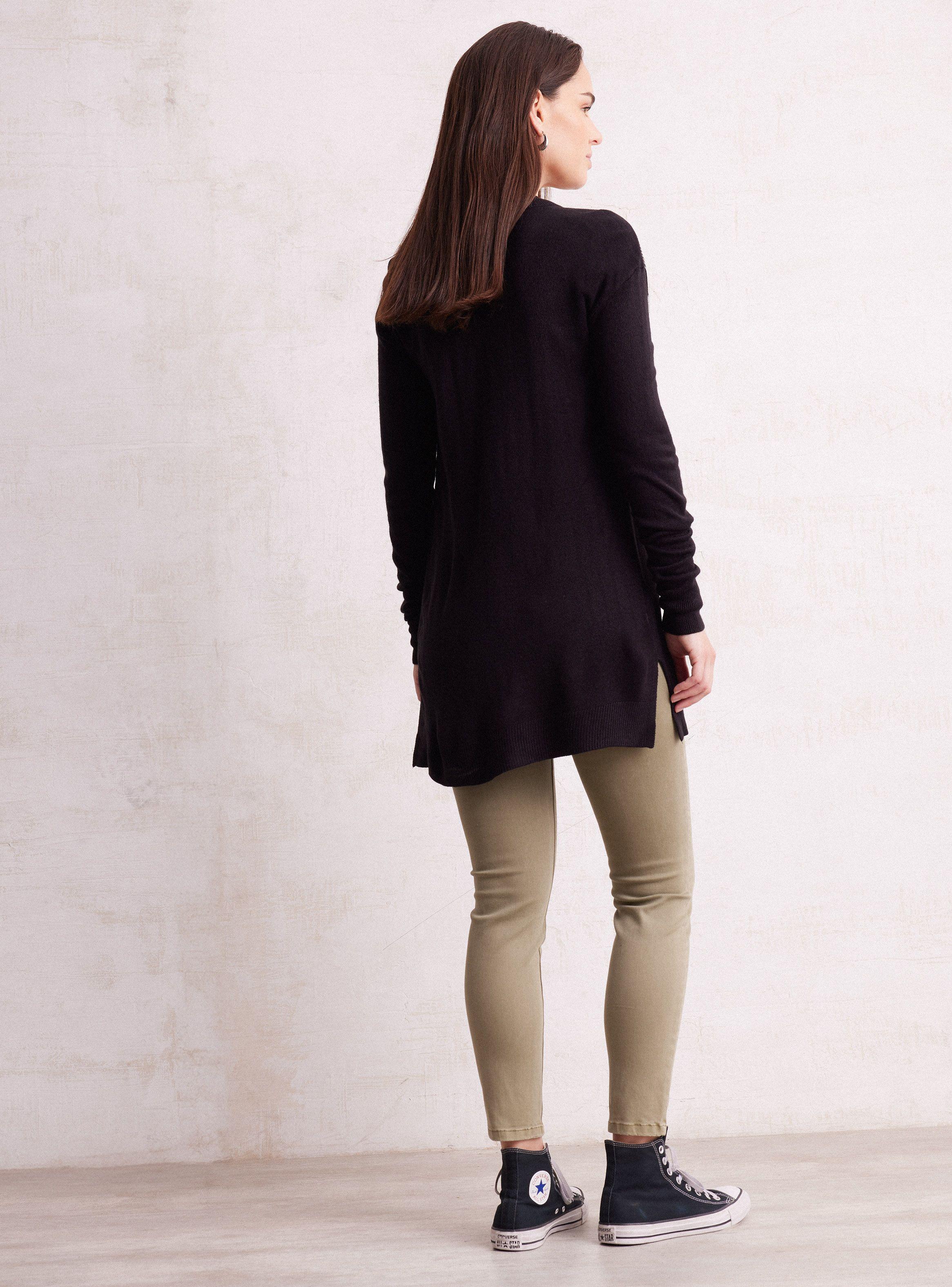 Chaleco Look Kimono con Detalle de Cadenas en Hombro-5