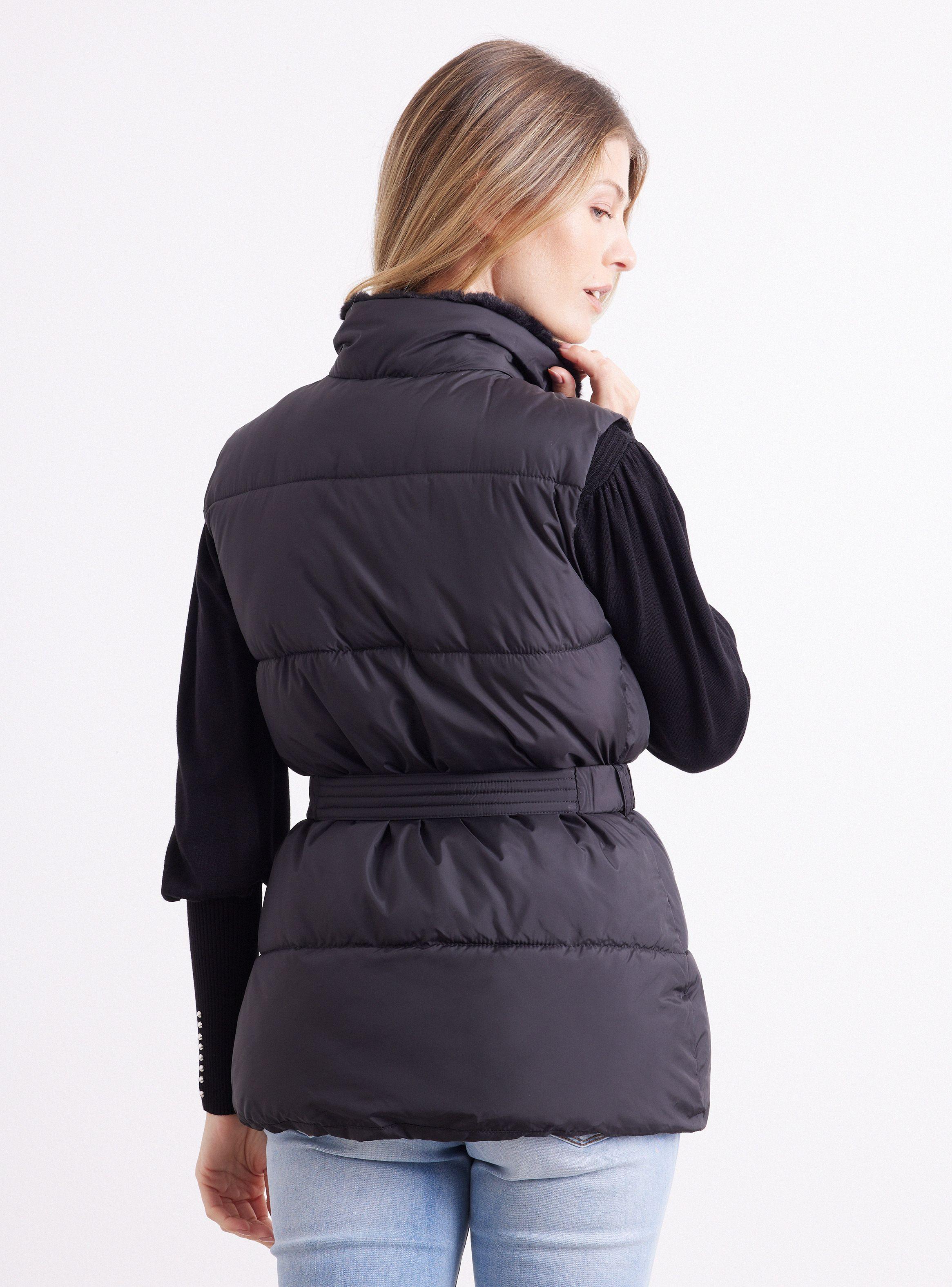 Parka sin Mangas y Cinturón-1