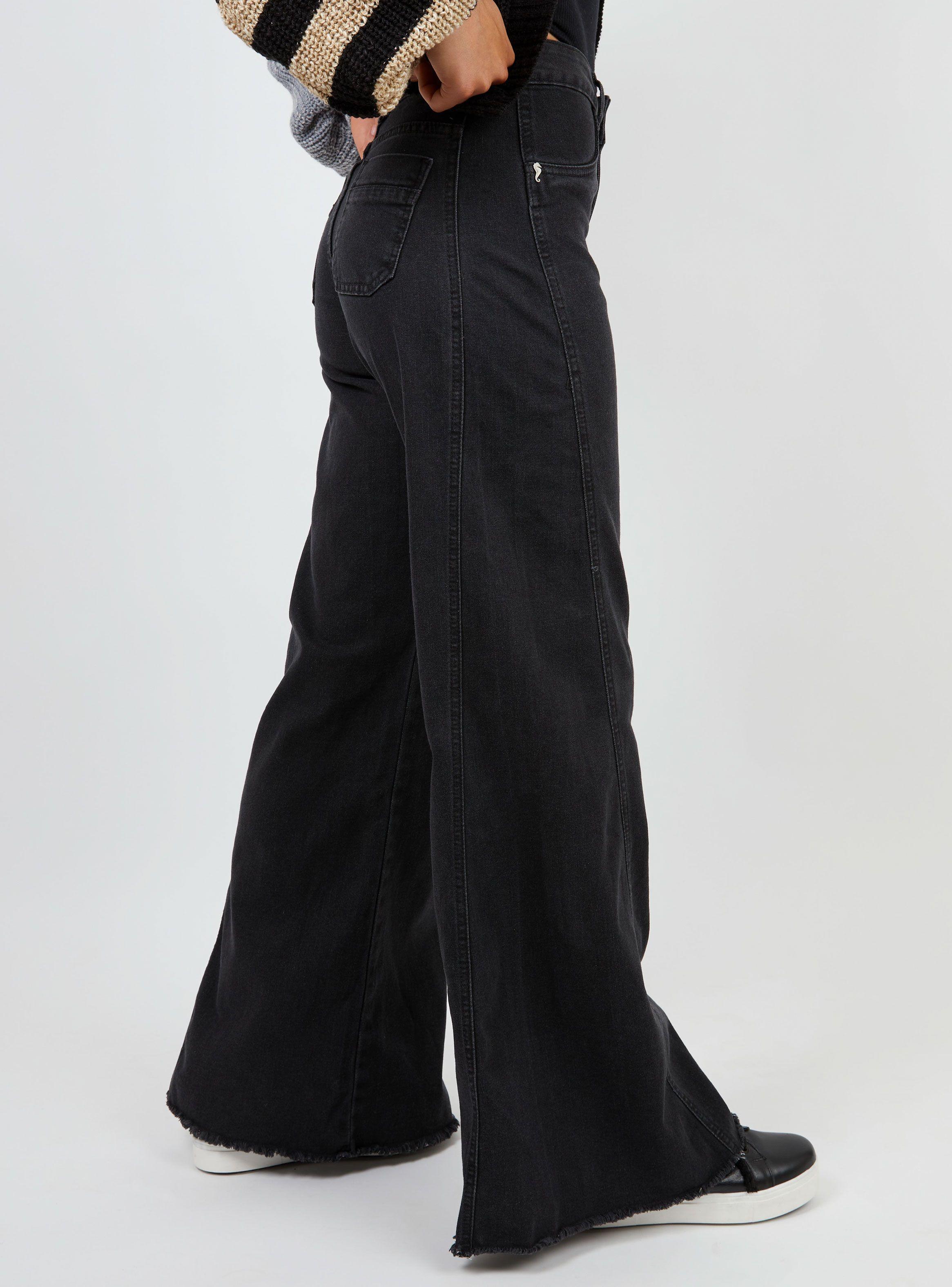 Pantalo?n Palazzo con Tiro Medio-Alto-2