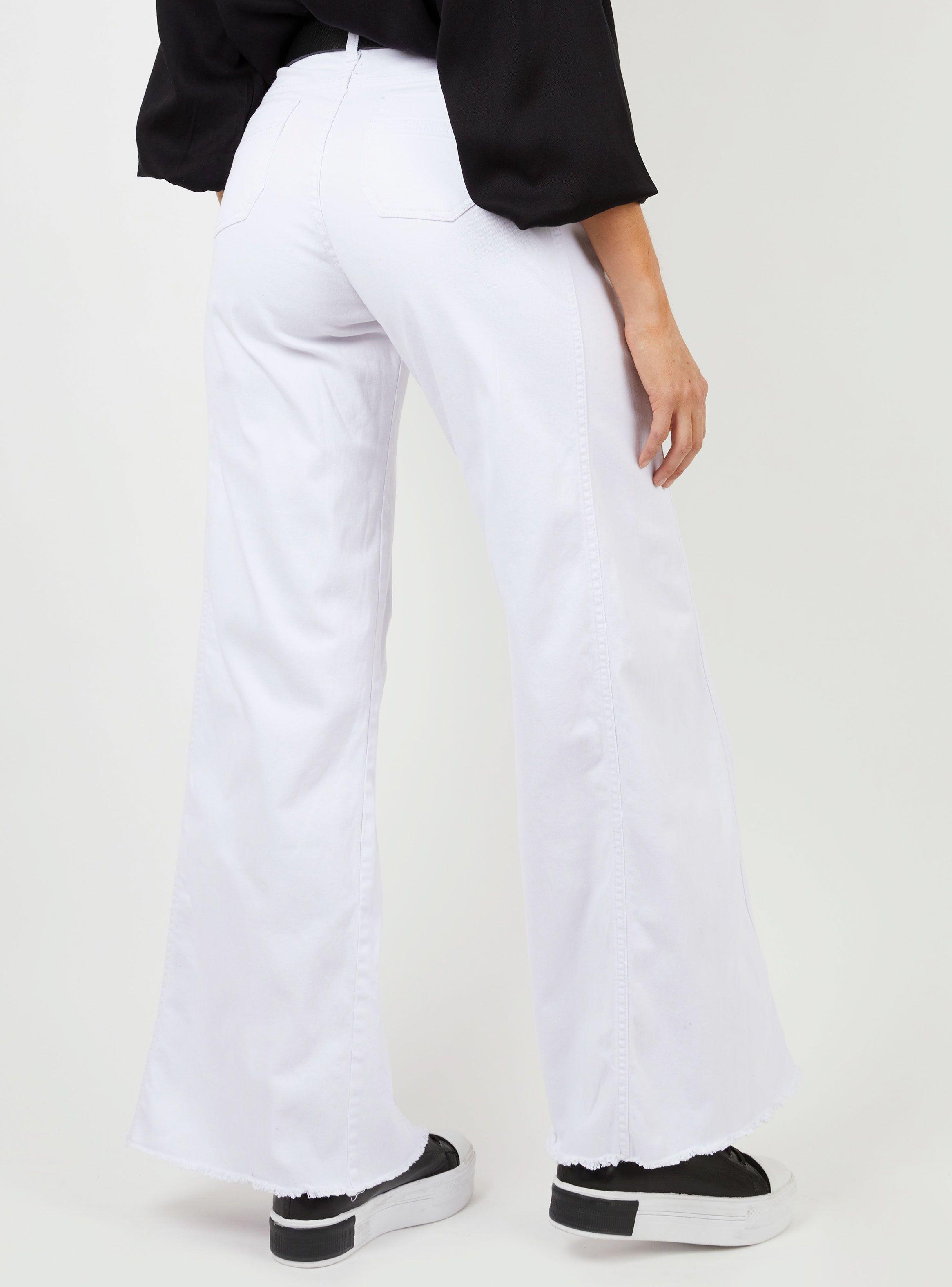 Pantalón Palazzo Tiro Medio-Alto Mujer-1