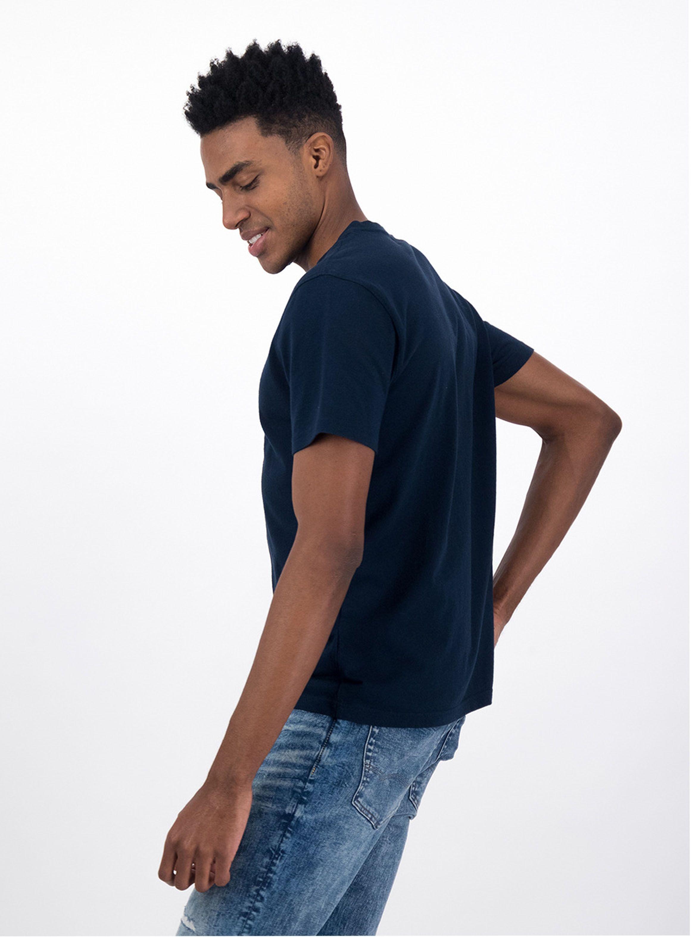 Polera AE Cierre Botón Diseño Henley-1