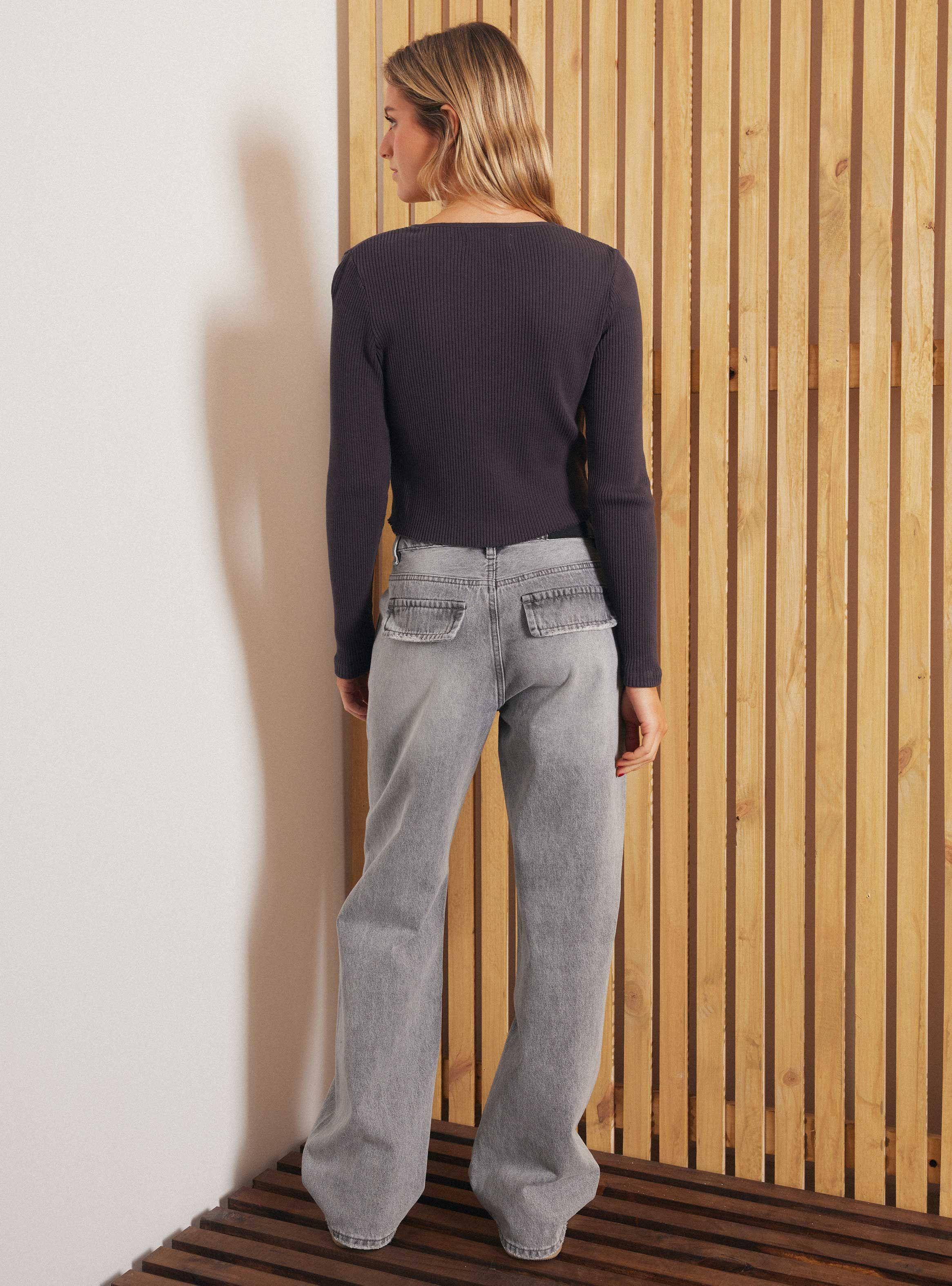 Polera Tejida con Lavado Garment Dye-4