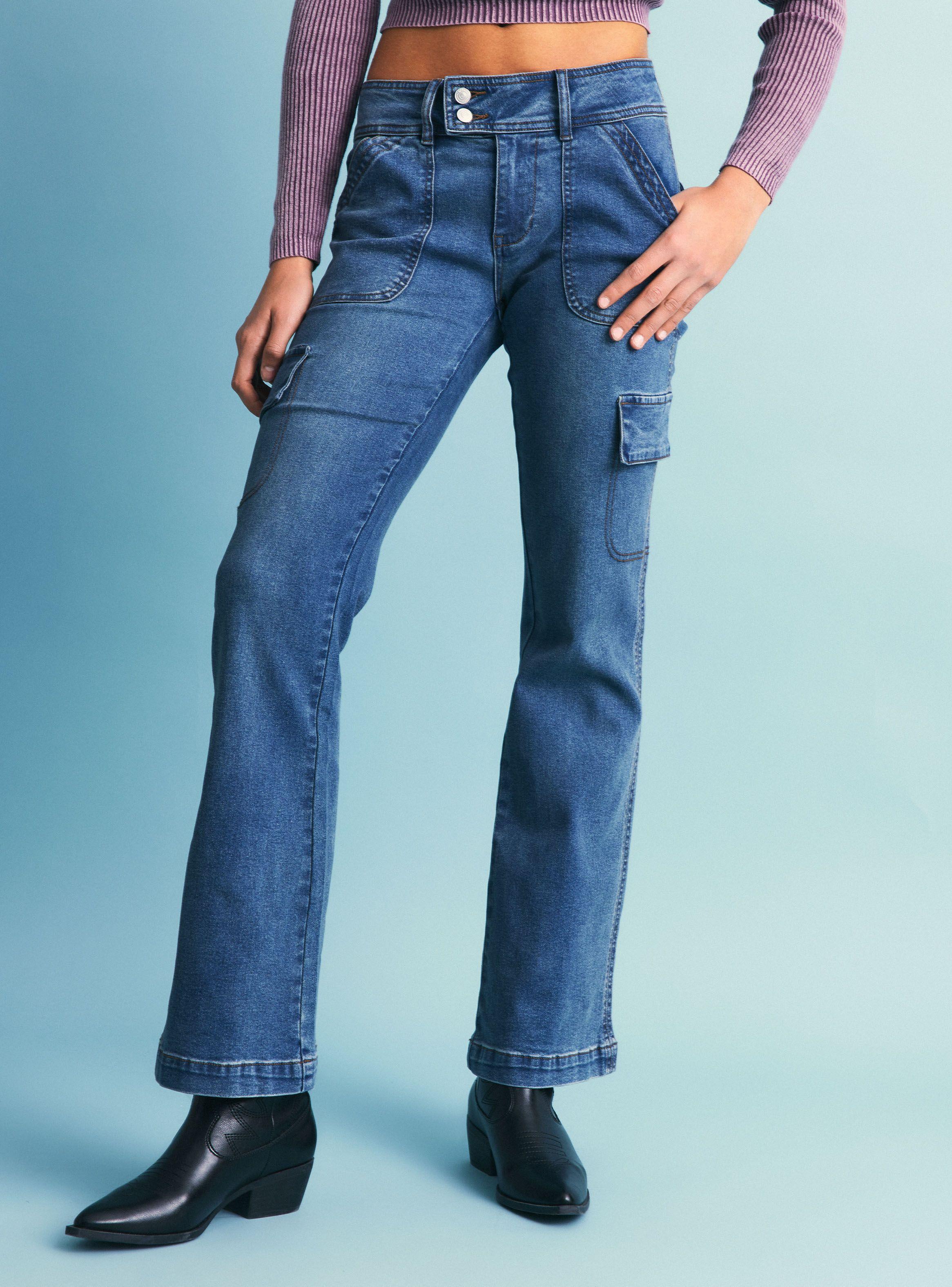 Jeans Bolsillos Con Tapetas-0