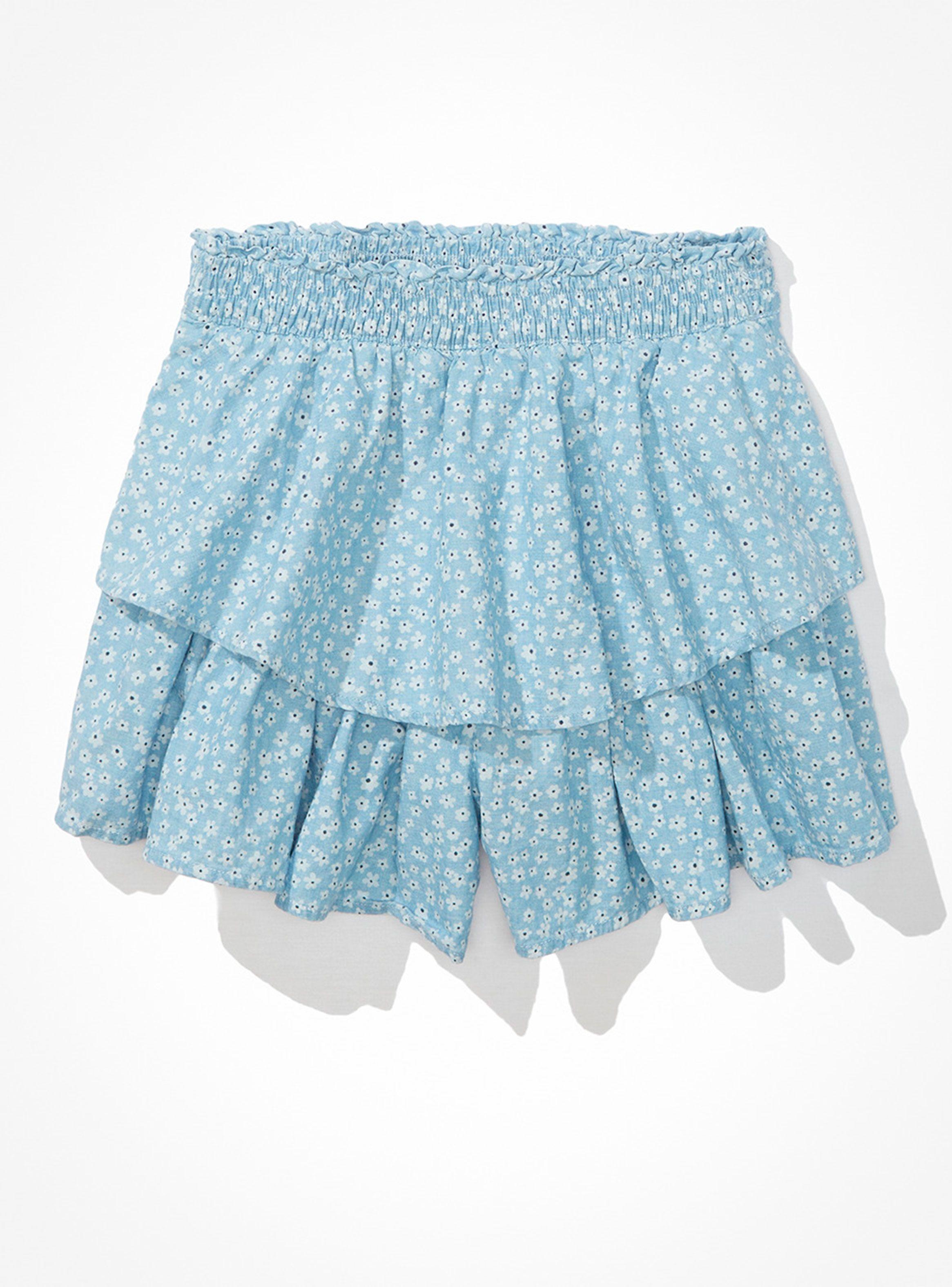 Falda Mini On The Court con Vuelos-2