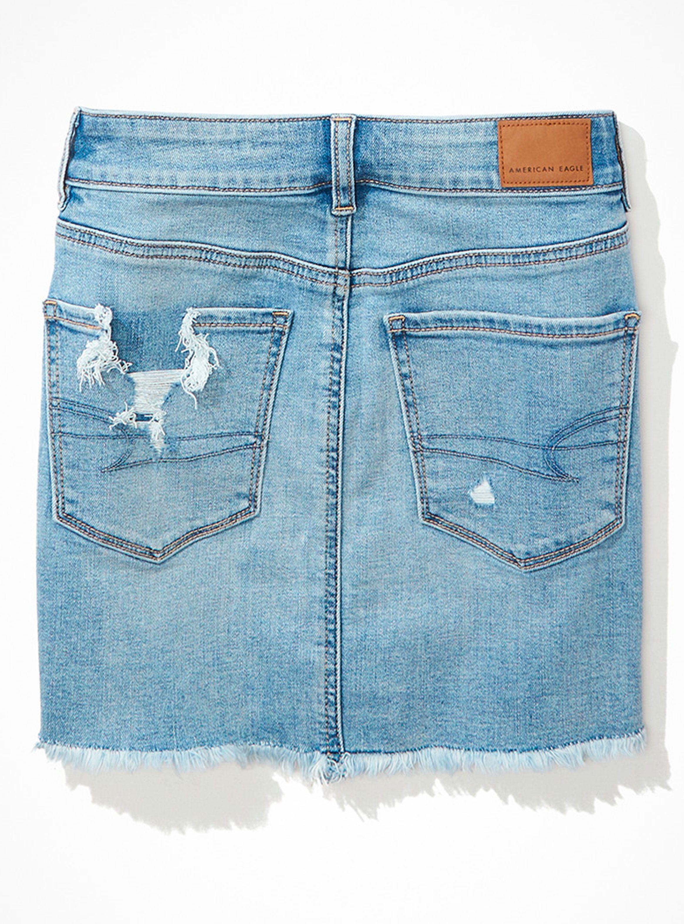 Mini Falda Denim High-Waisted-3