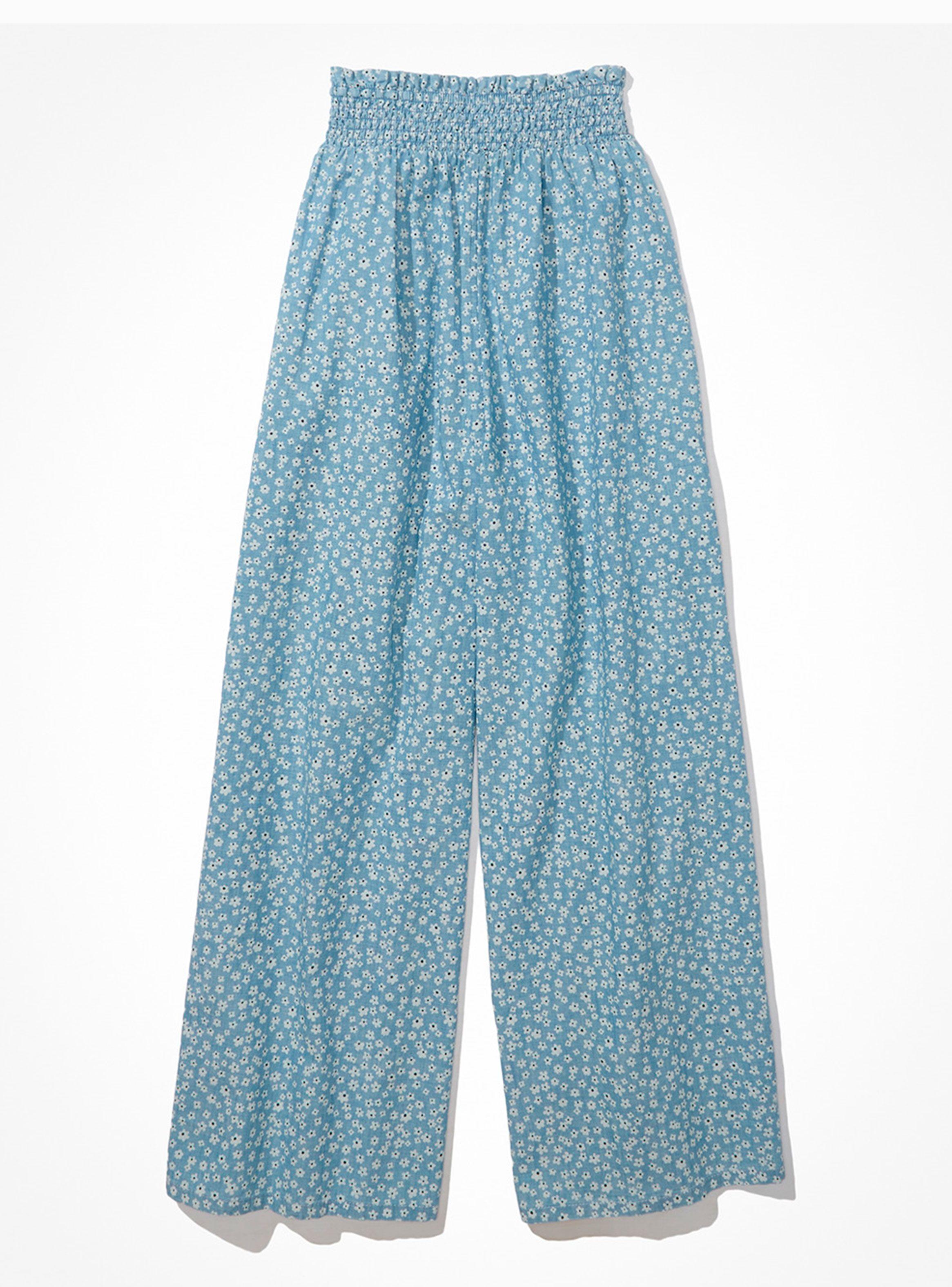 Pantalón Wide Leg Smocked-3