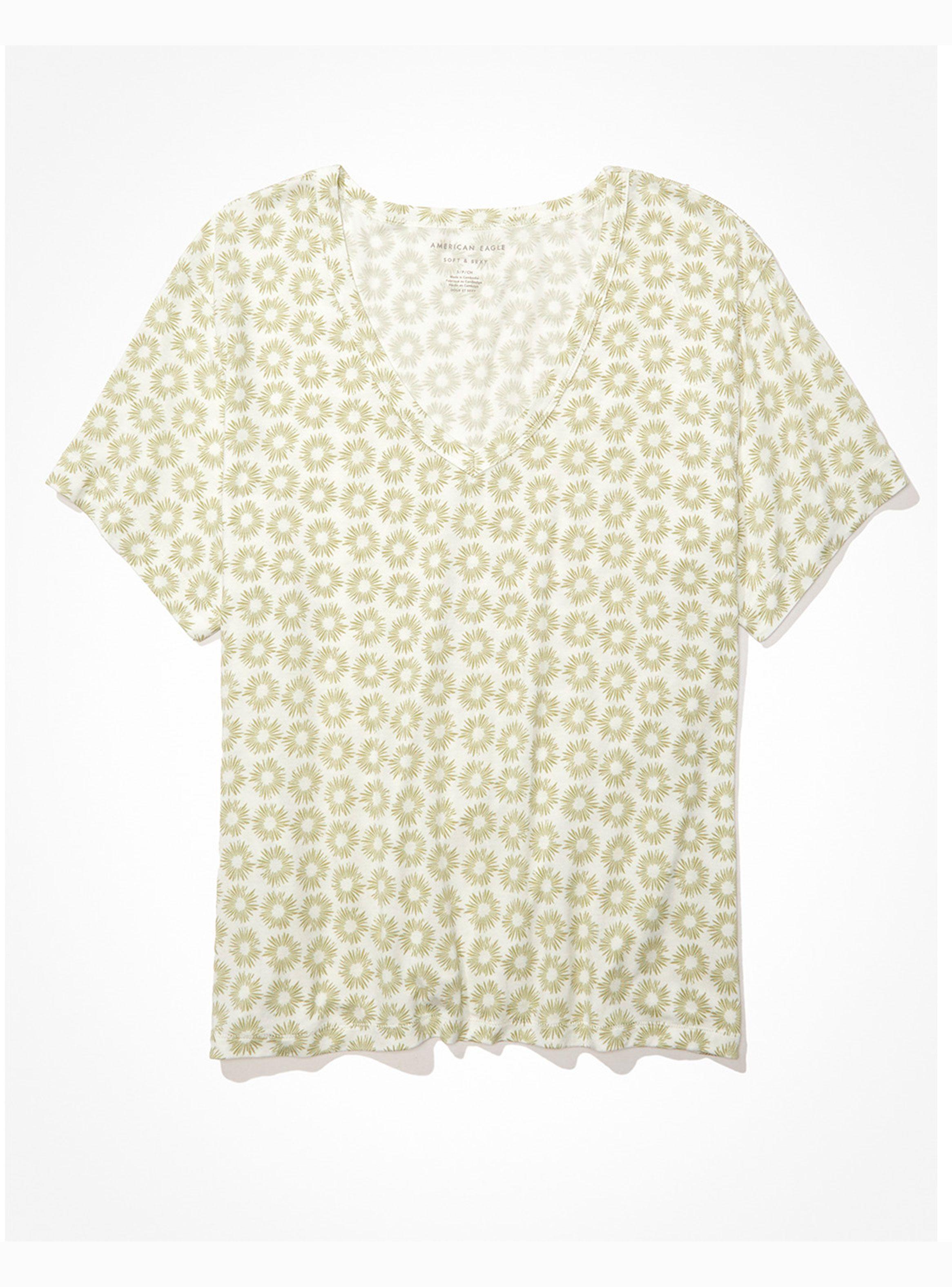 Polera Oversized Soft & Sexy Cuello V Manga Corta-2