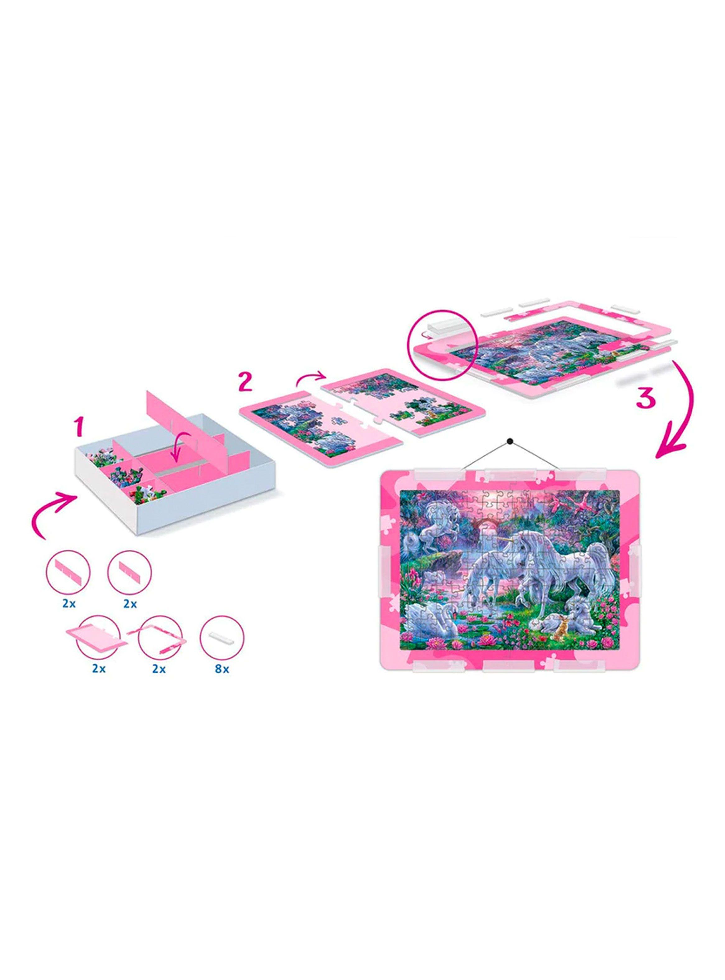Ravensburger Organizador Puzzles 3 en 1 Rosado Caramba-1