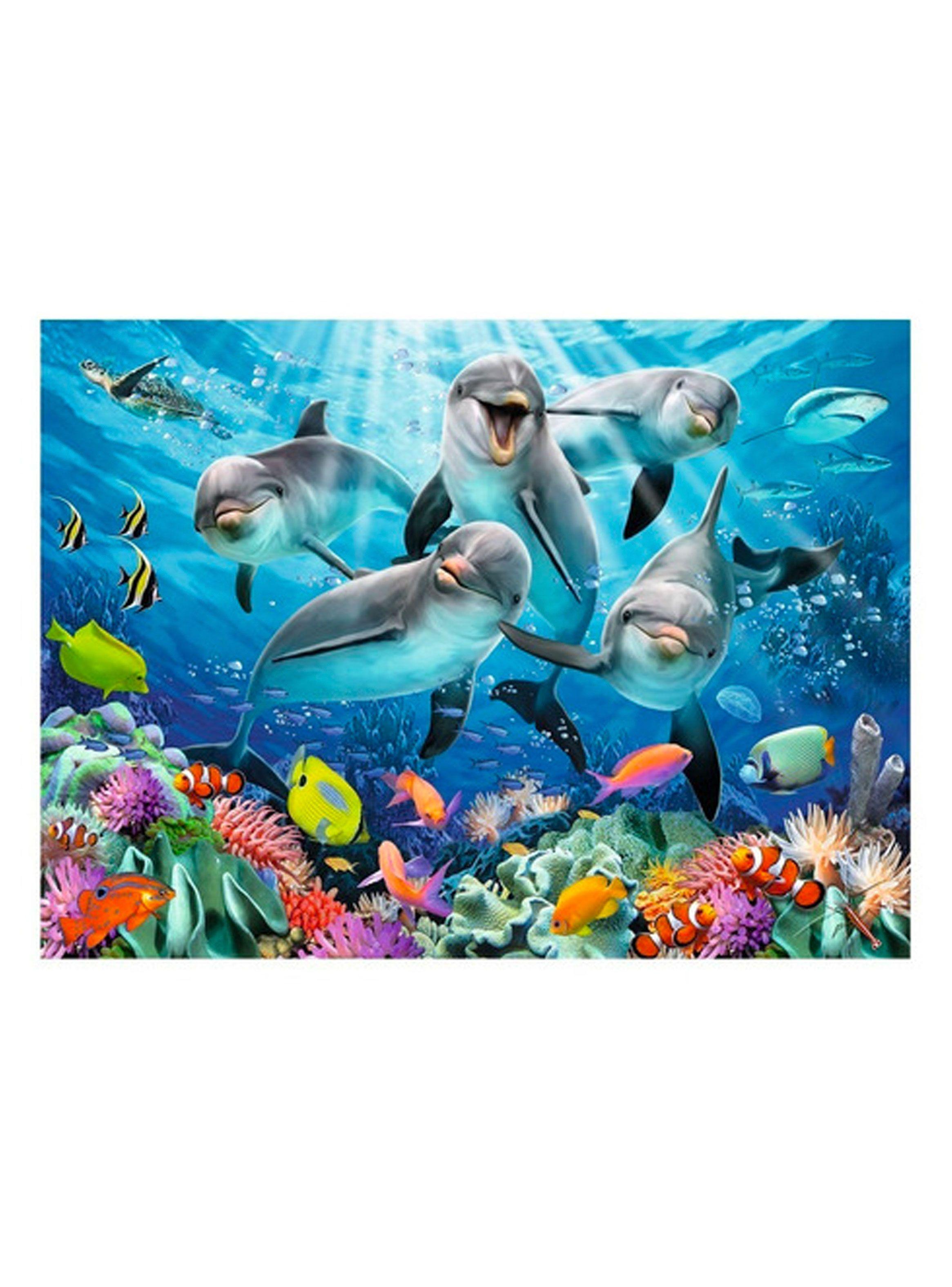 Puzzle Delfines en el Arrecife 500 Piezas Caramba-1