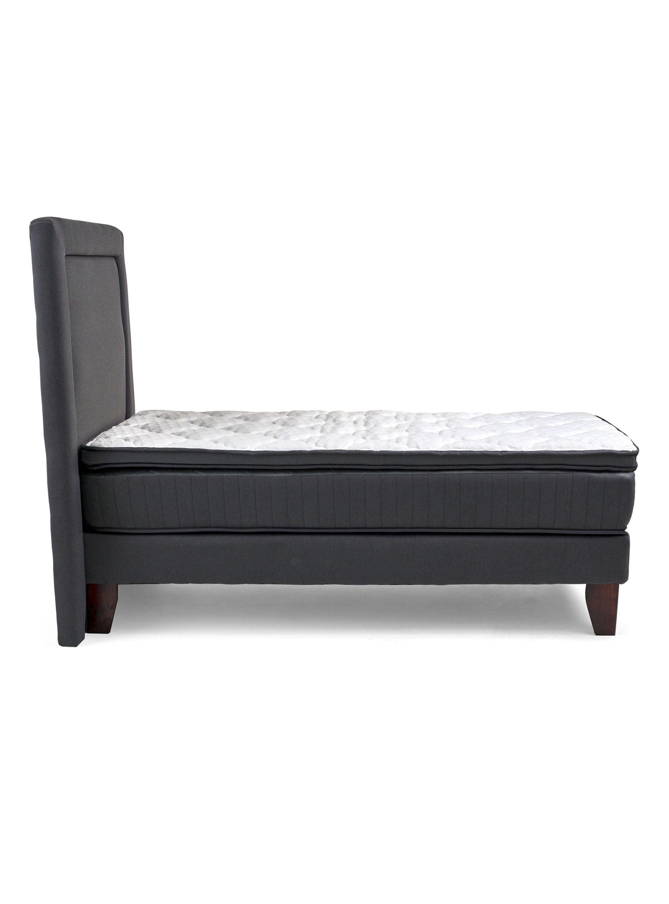 Cama Europea Hybrida Base Dividida 2 Plazas Plus + Respaldo-2