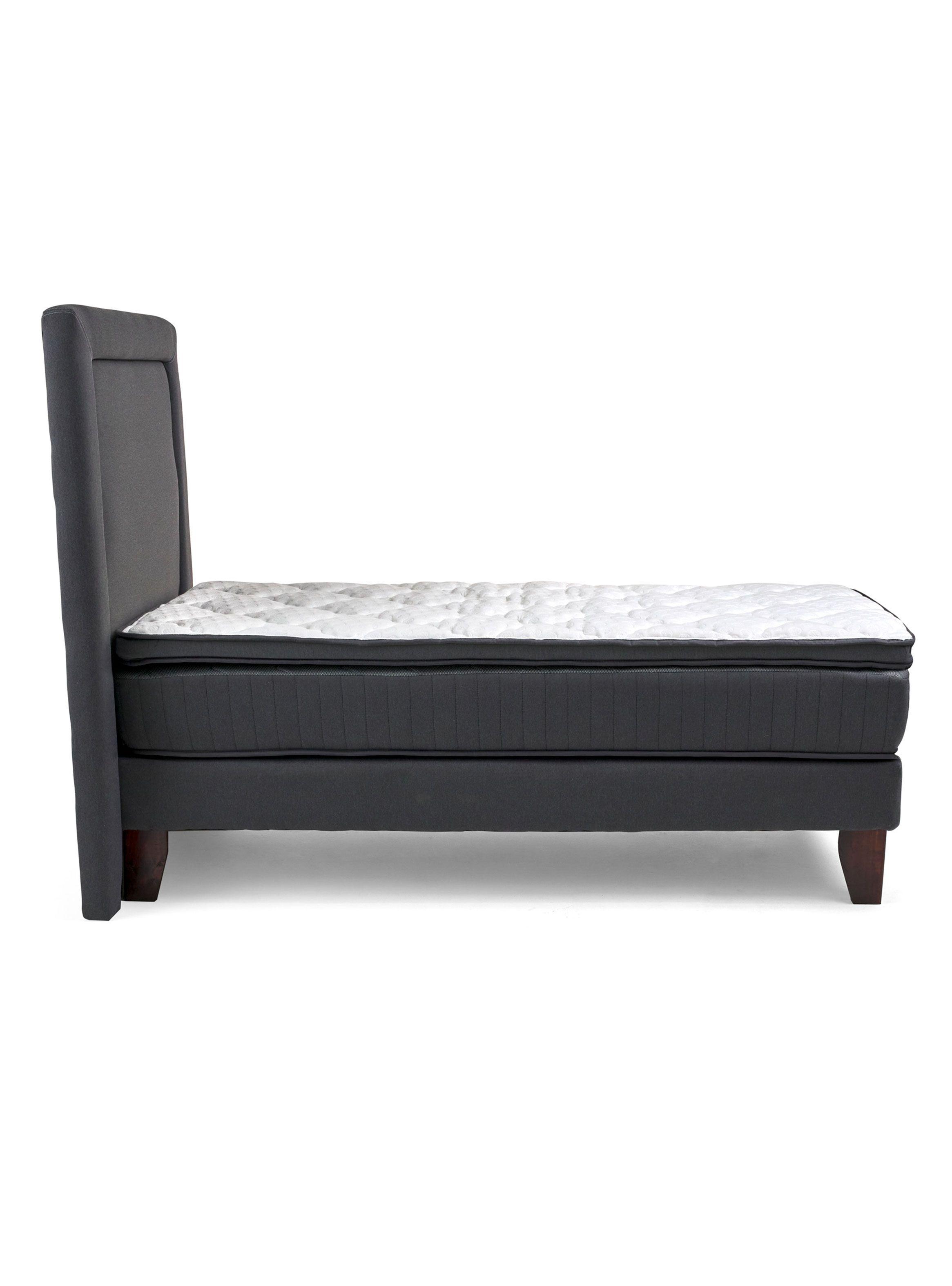 Cama Europea Hybrida Base Dividida Full + Respaldo-2