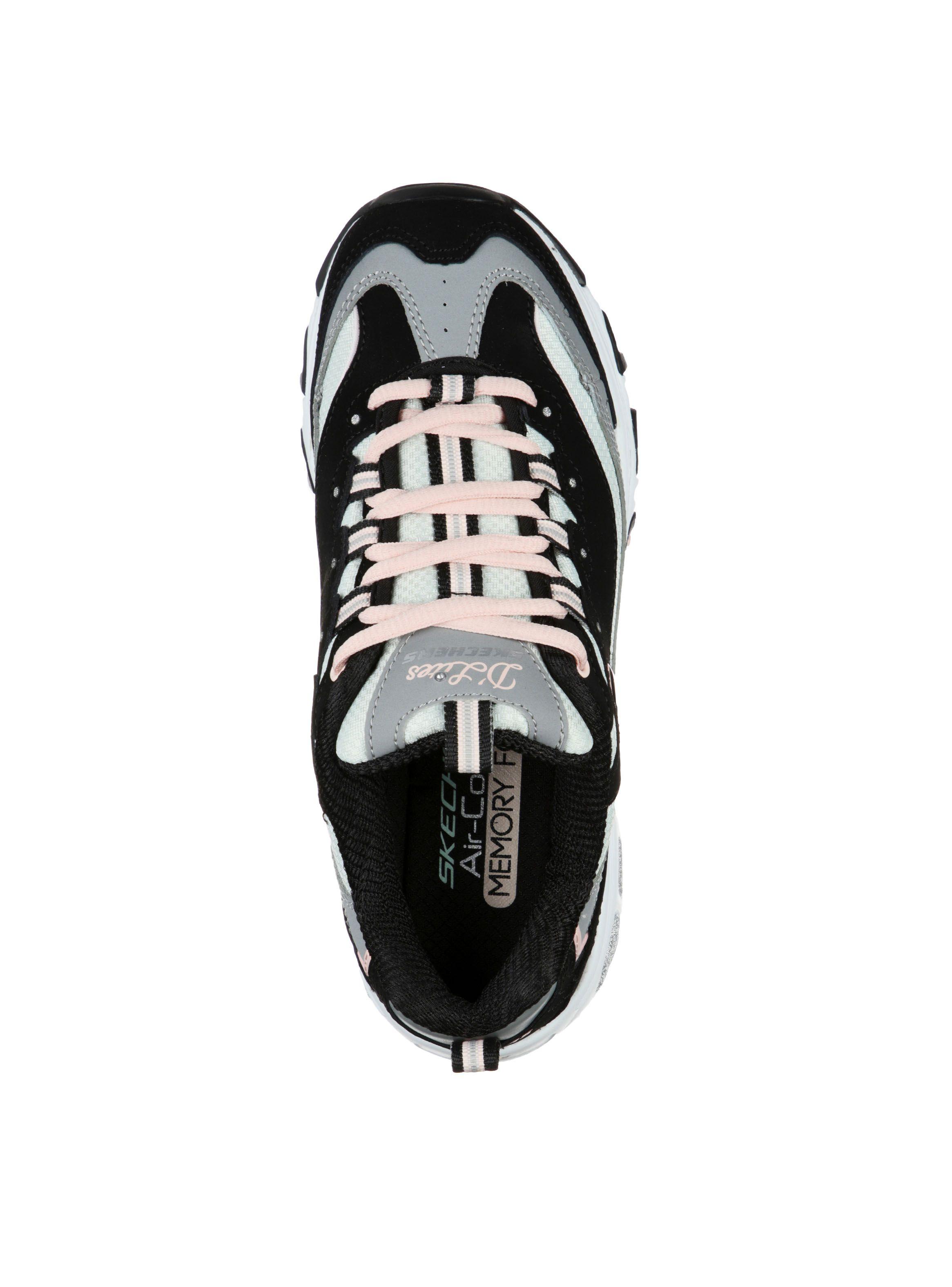 Zapatilla Skechers 13143-BKGY Urbana Mujer-2