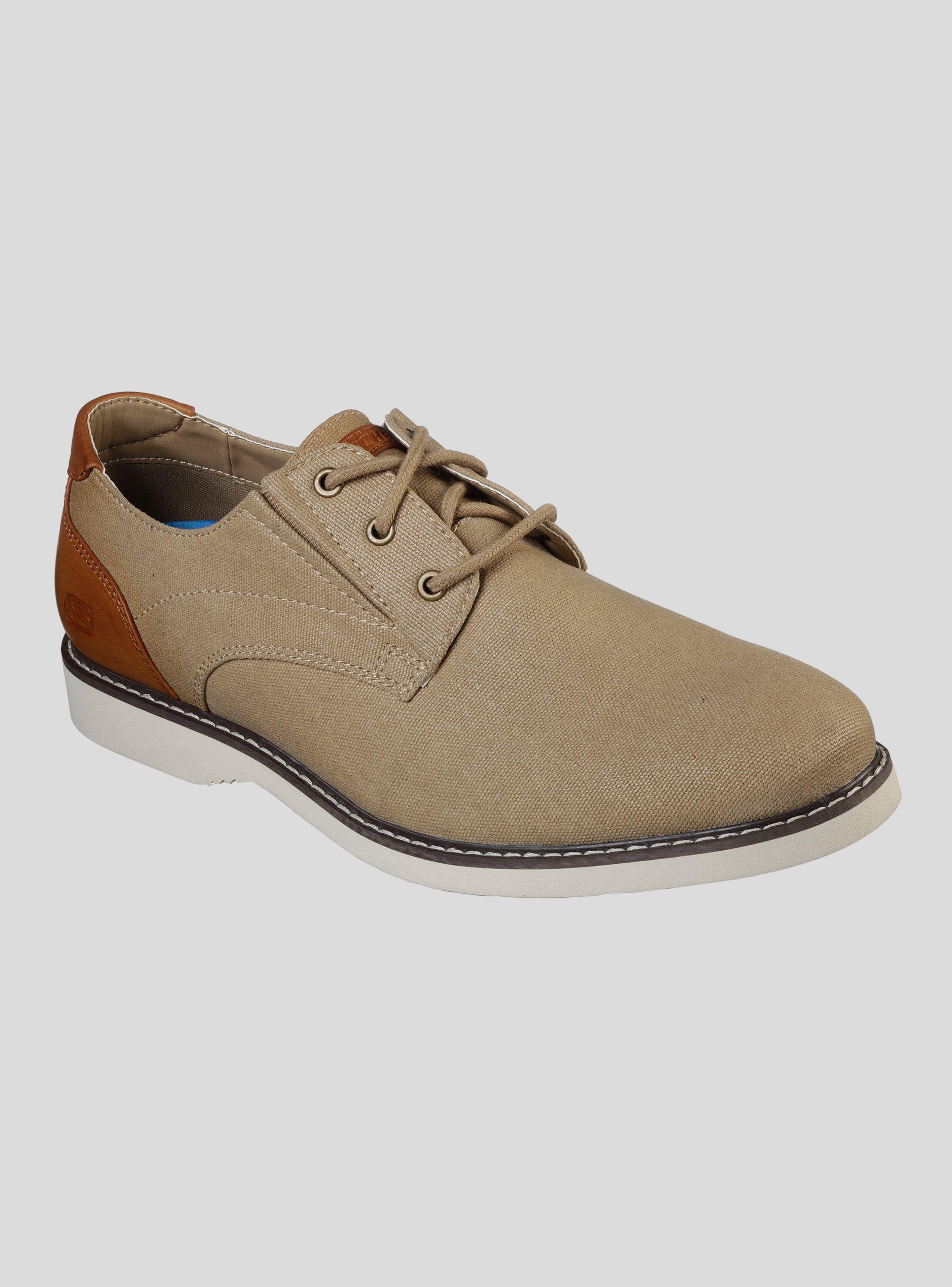 Zapato Skechers Casual Wilcon Hombre Beige-0