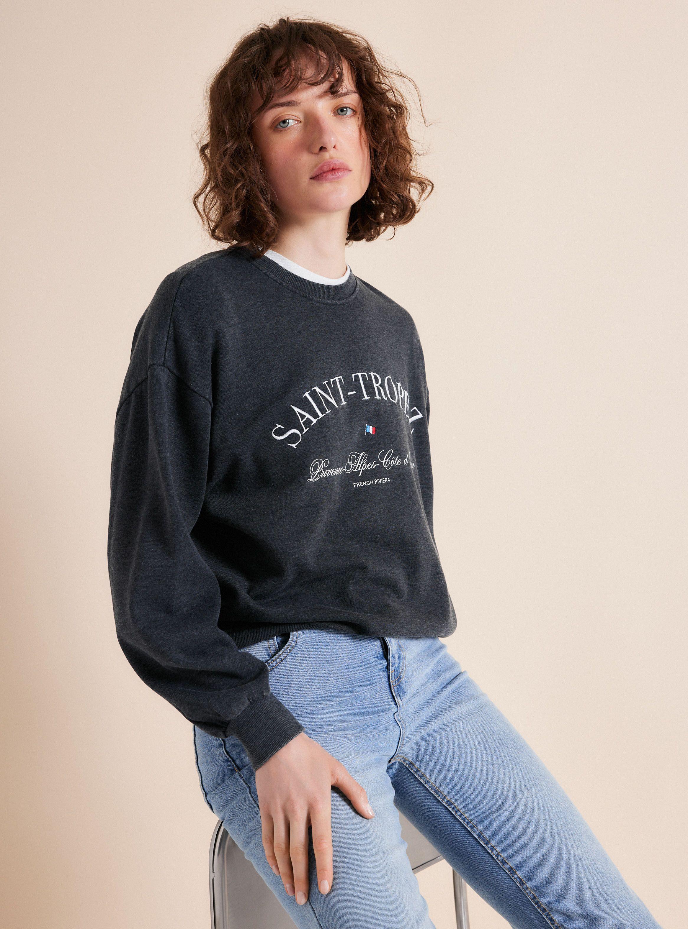 Polerón Sudadera con Estampado Ciudades-0
