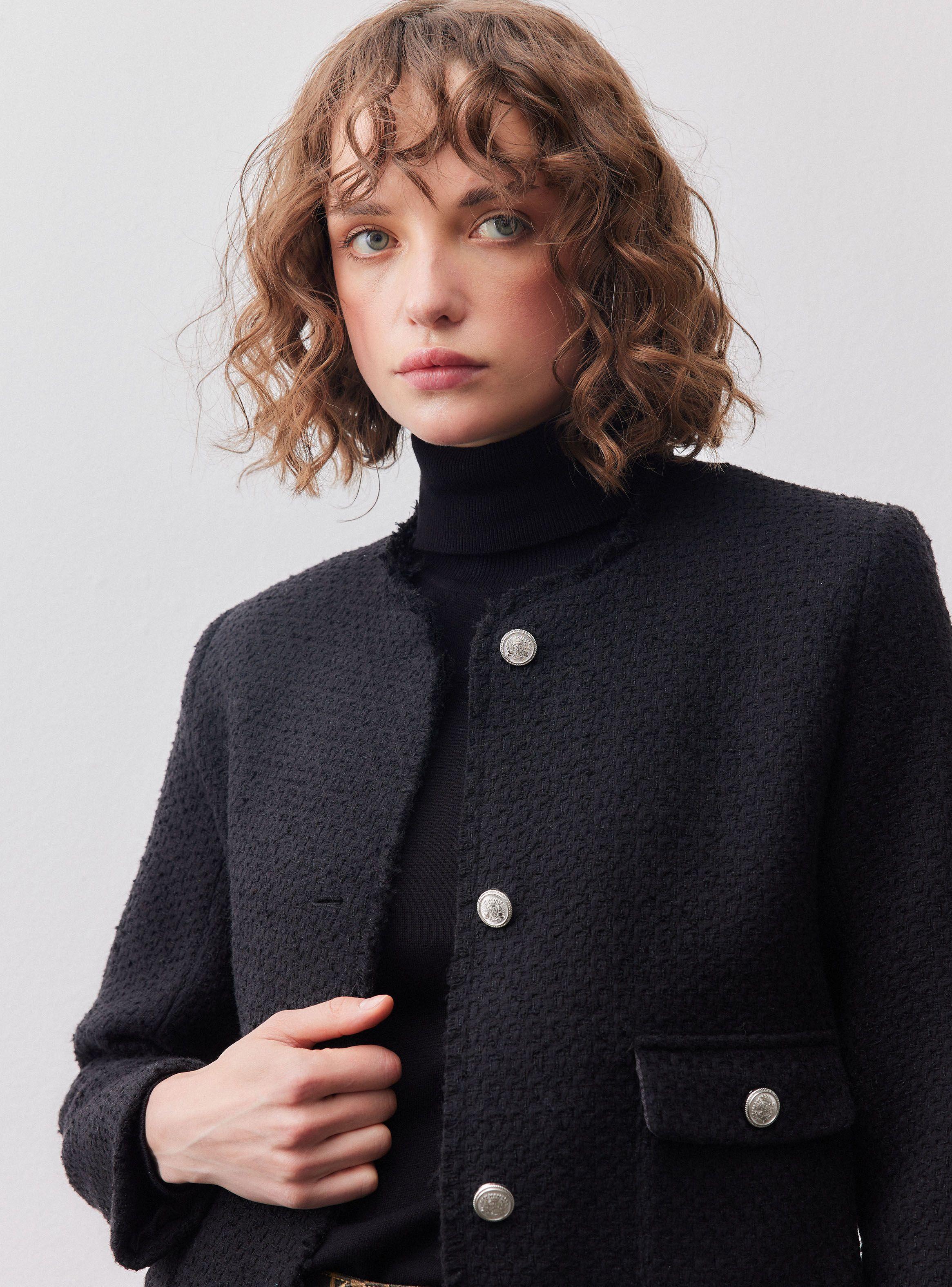 Blazer Botones Textura Tweed-2
