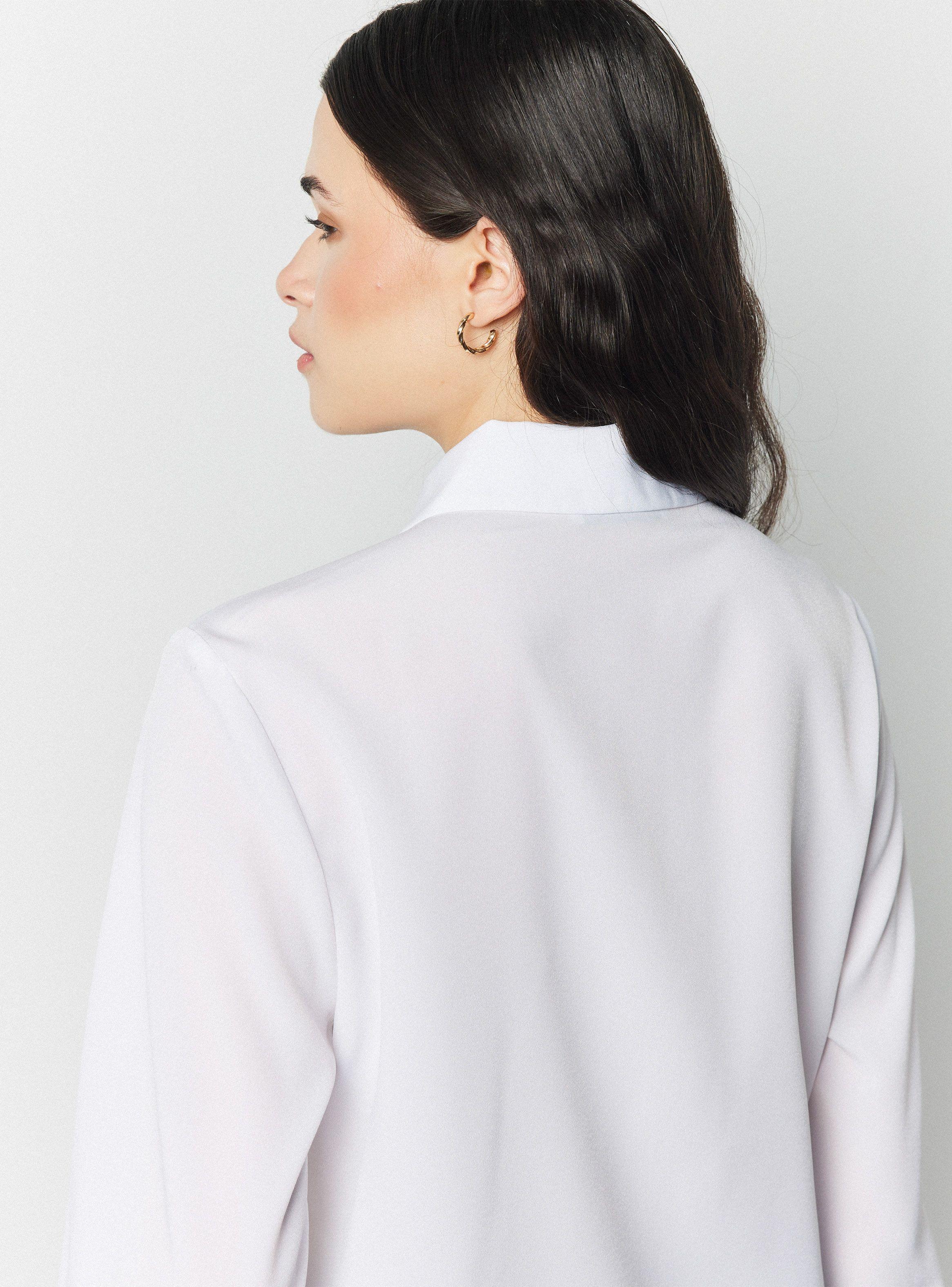 Blusa Camisera Fluida Recta-3