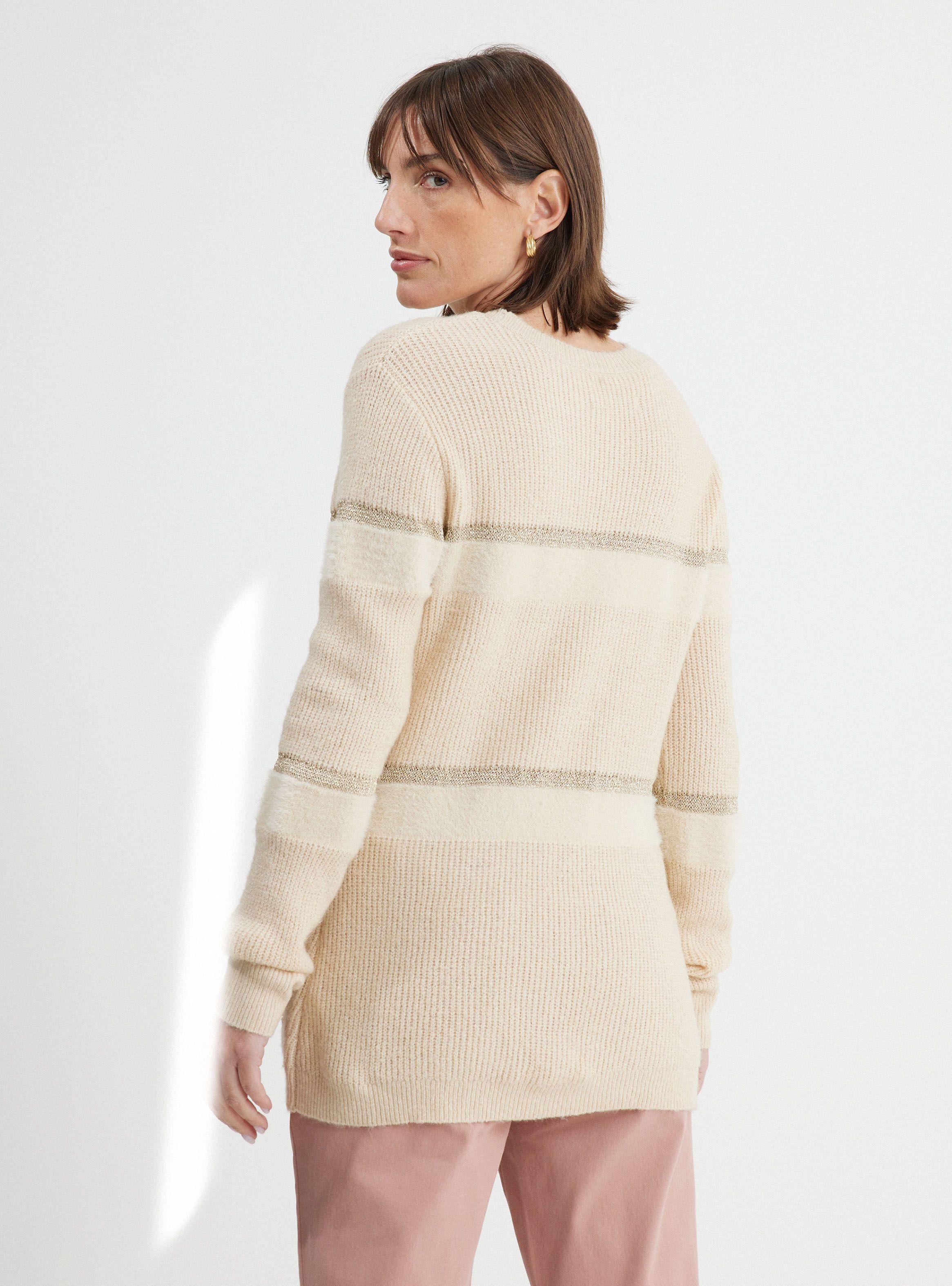 Sweater Franjas y Texturas-1