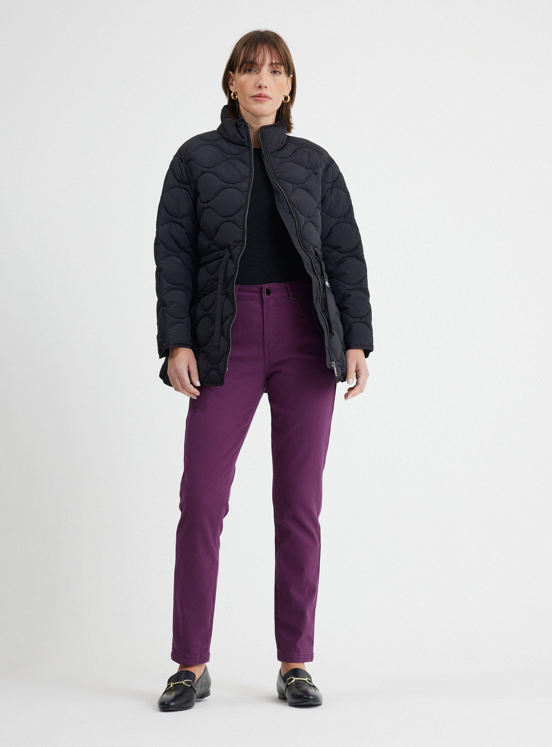 Parka Larga Quilt Cintura Ajustable-4