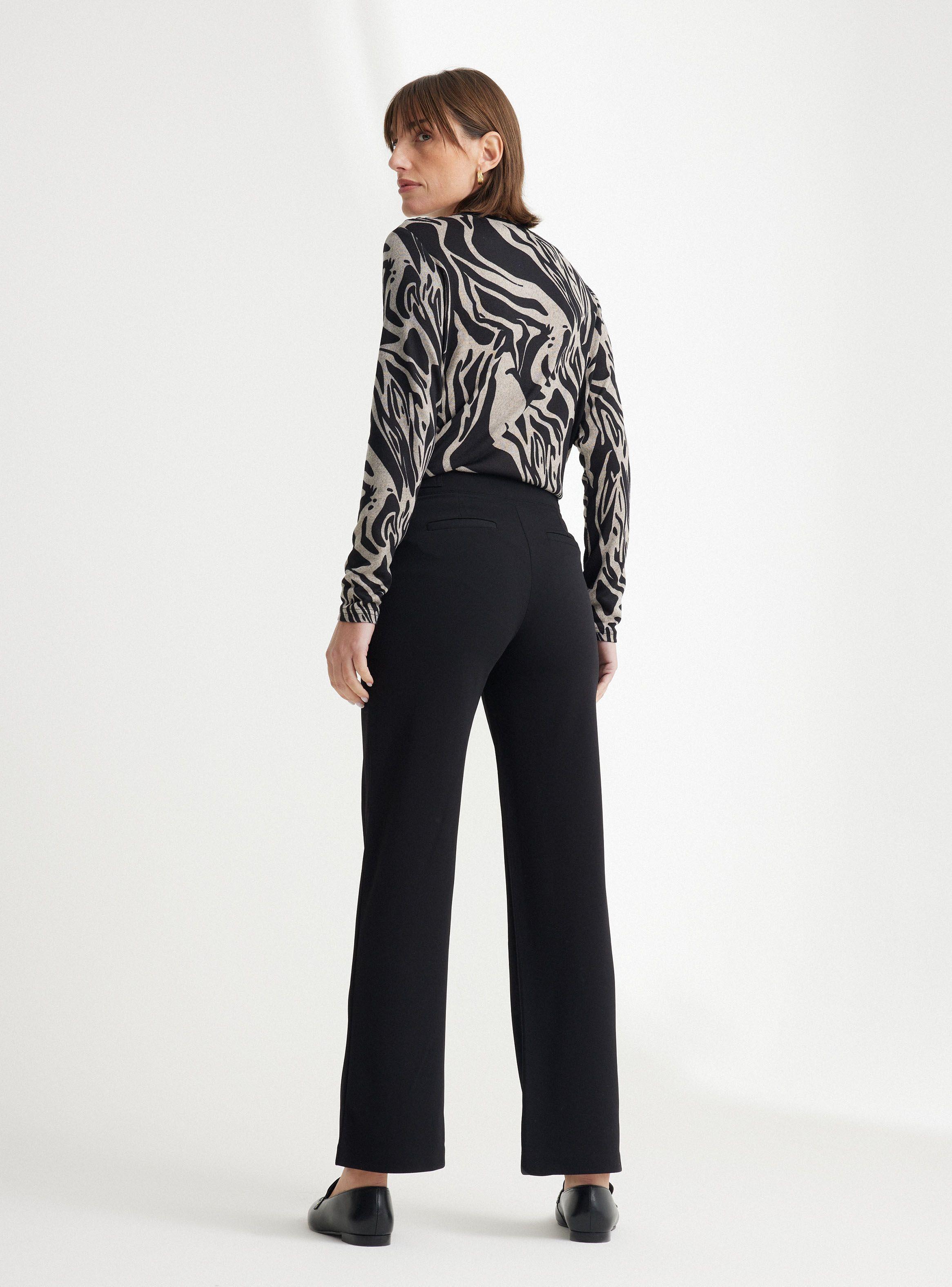 Pantalón de Vestir con Hebilla Decorativa-5
