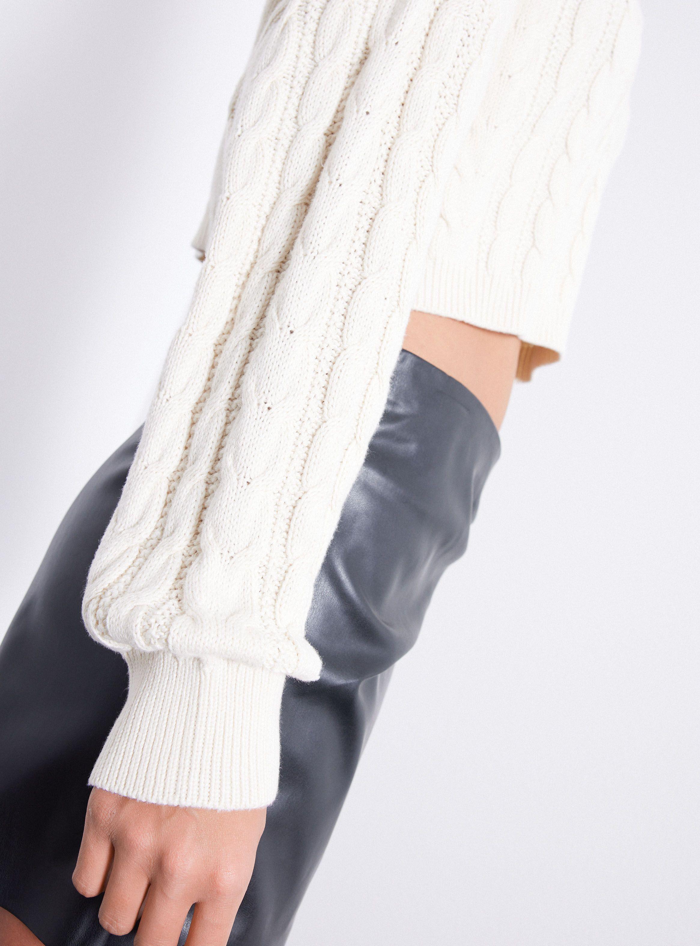 Sweater Crop Diseño Trenzas-3