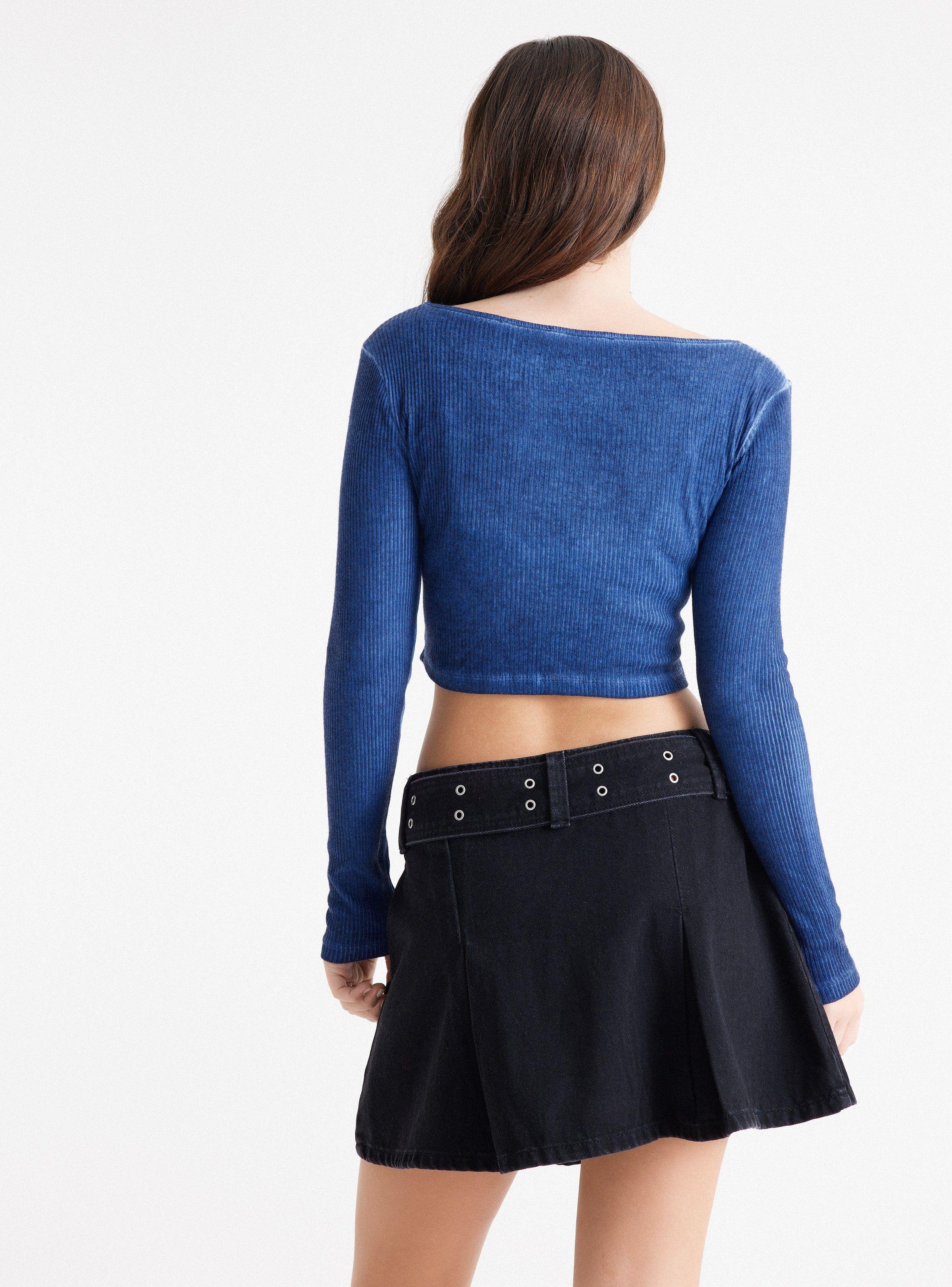Polera Crop Lavada-1
