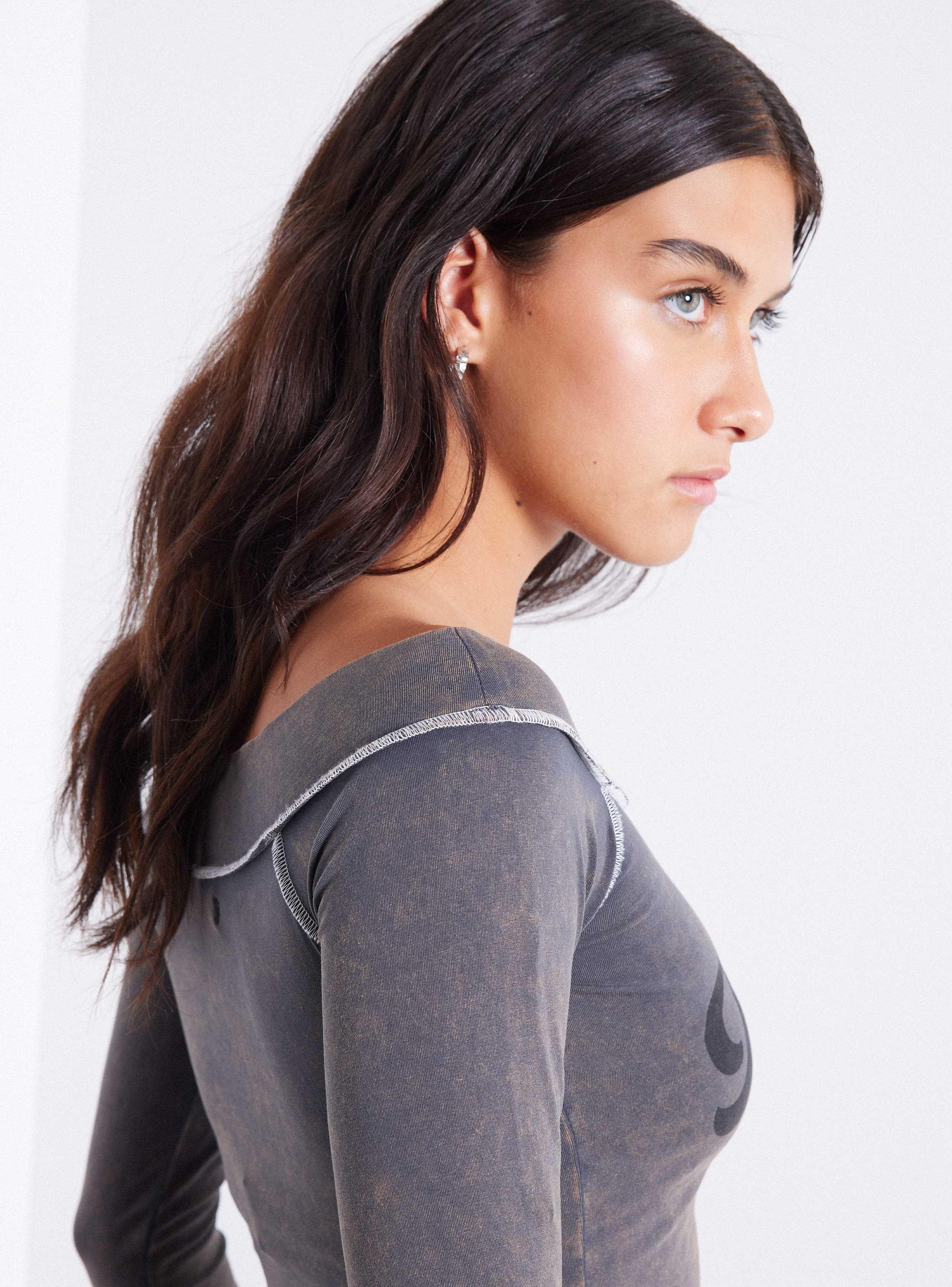 Polera Cuello Bardot Front Print-3