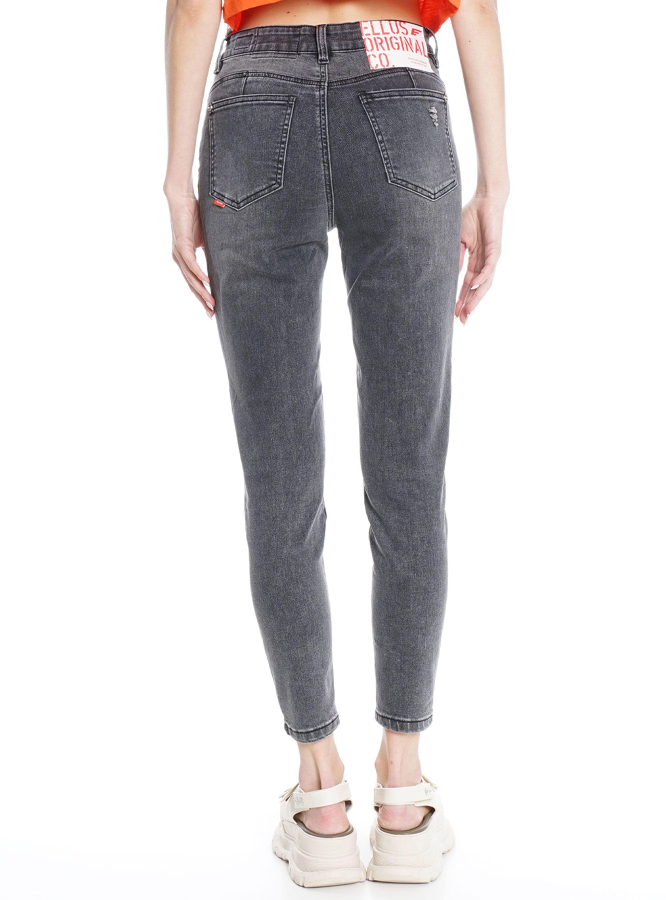 Jeans Kylie Tiro Alto Light Gray Repreve-1
