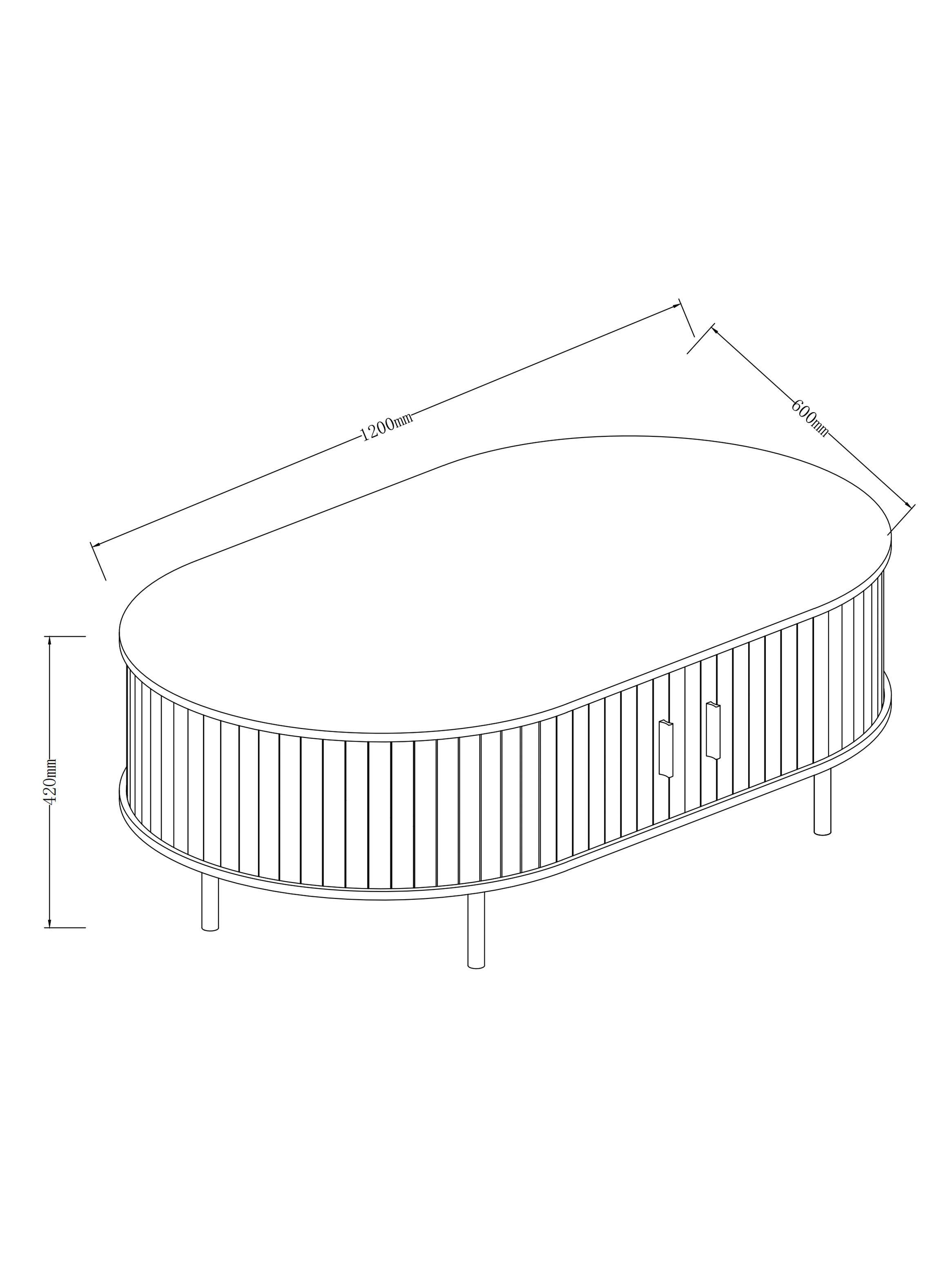 Mesa de Centro Emiliano 60x120 cm-2