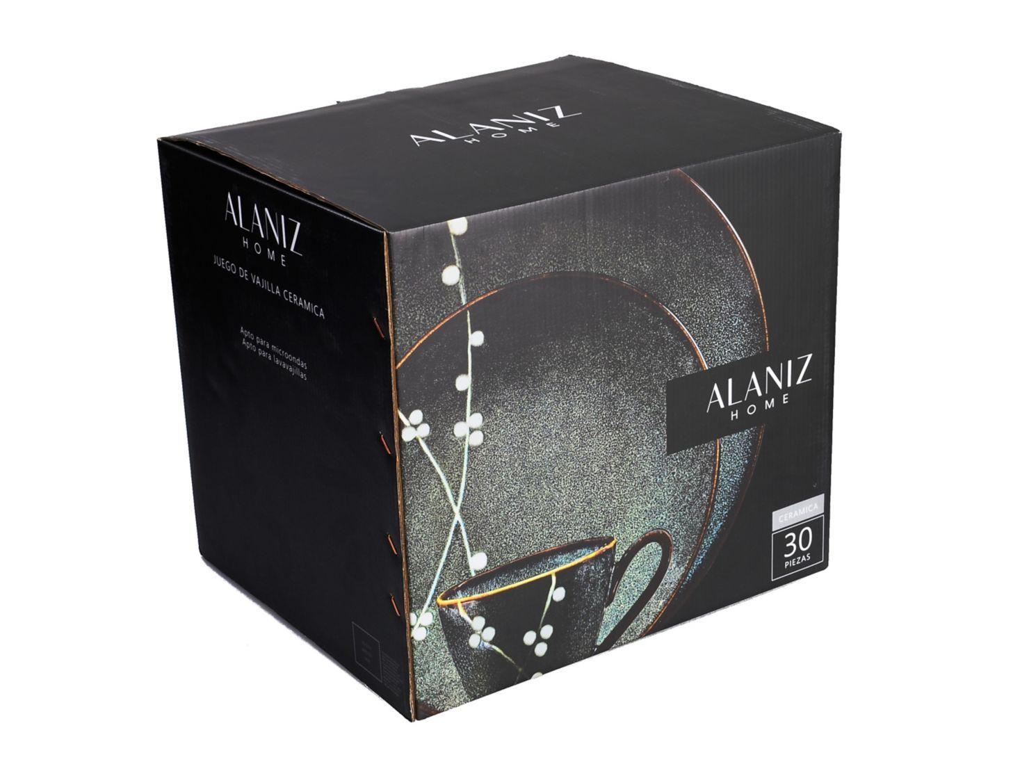 Set Vajilla 30 Piezas Japanese Flower Cerámica-3