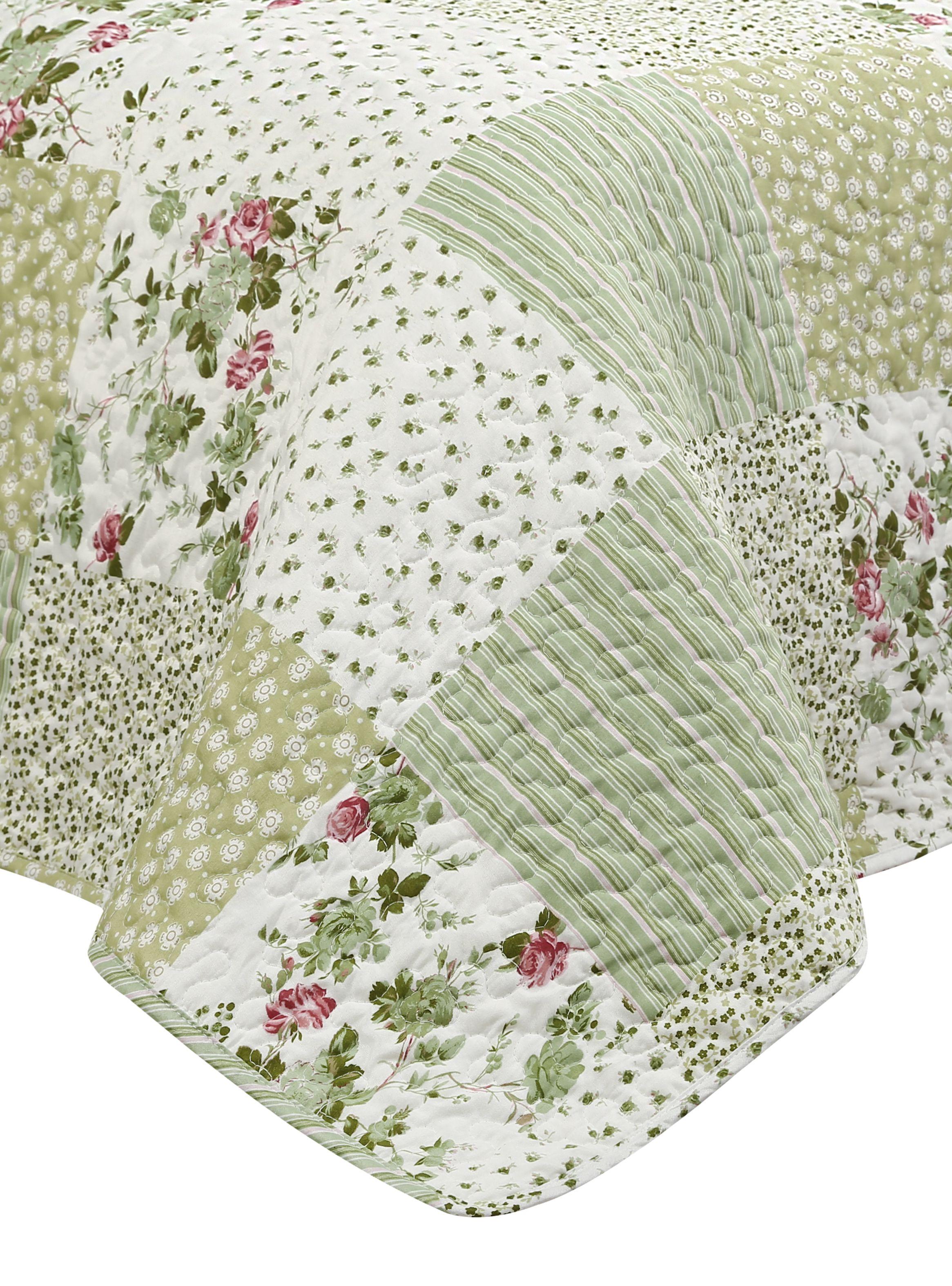 Quilt 1.5 Plazas Romántico Estampado-2