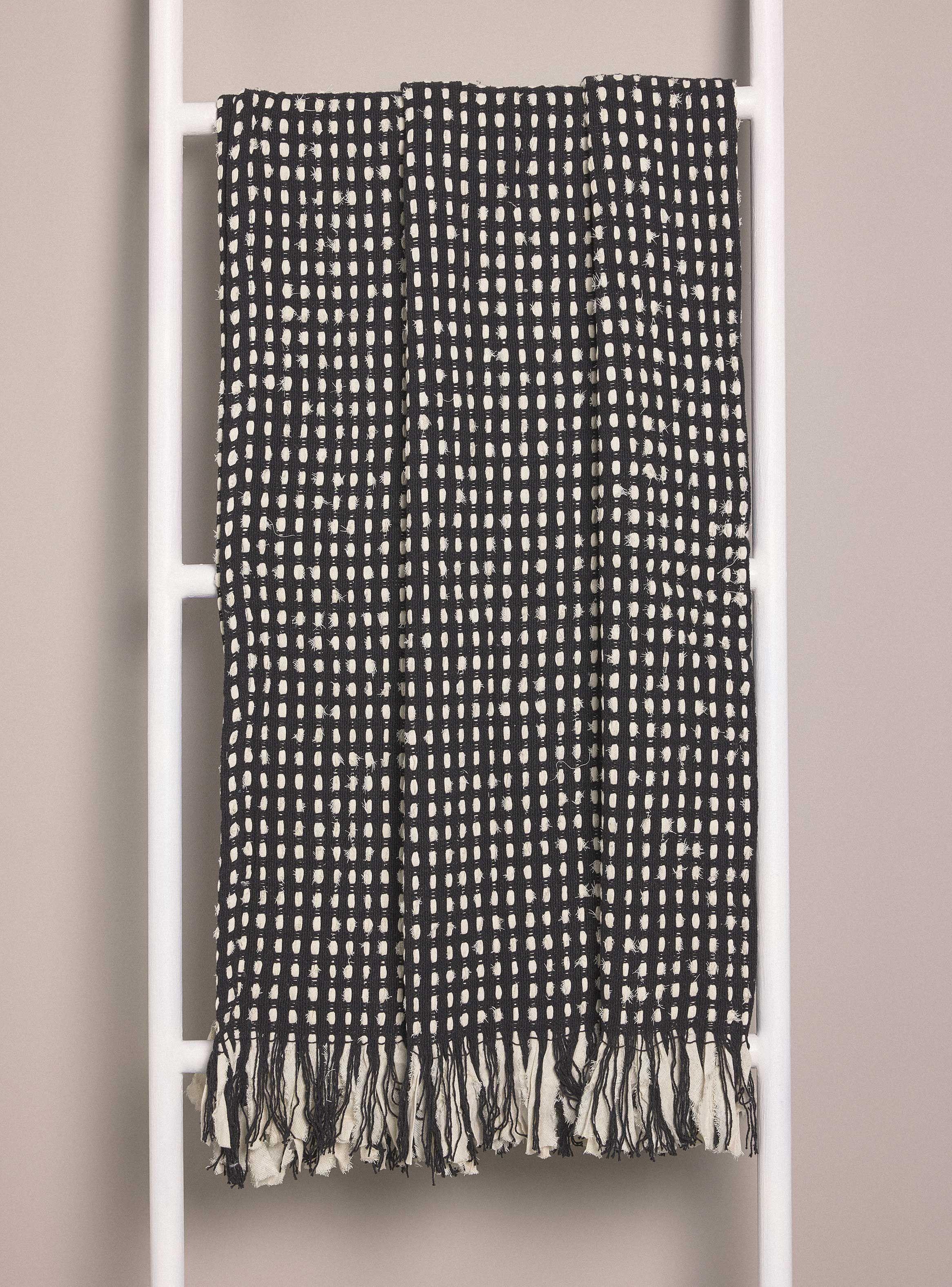 Chal Entramado Flecos 130x160 cm-0