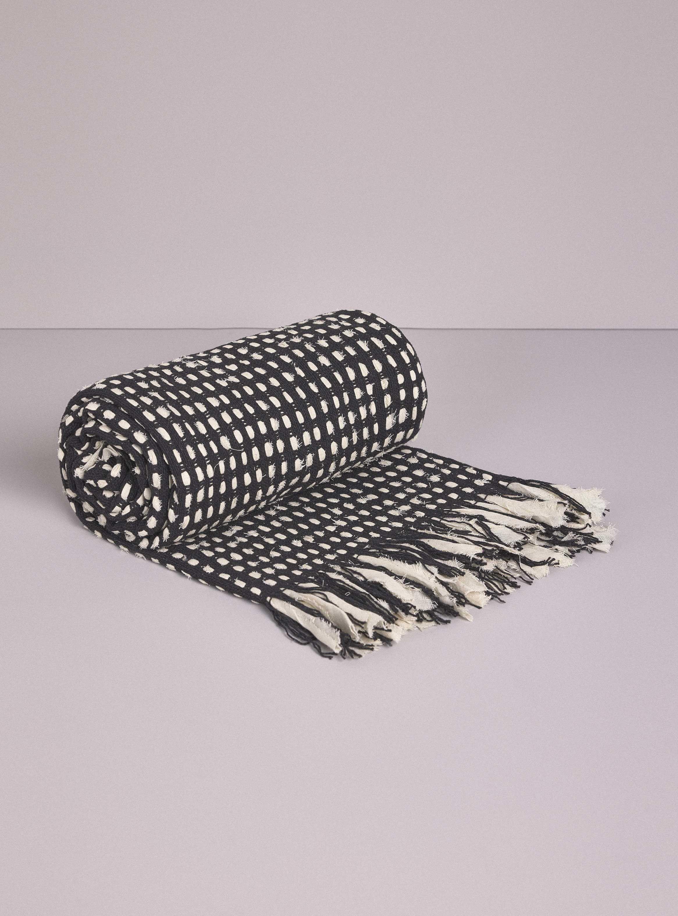Chal Entramado Flecos 130x160 cm-1