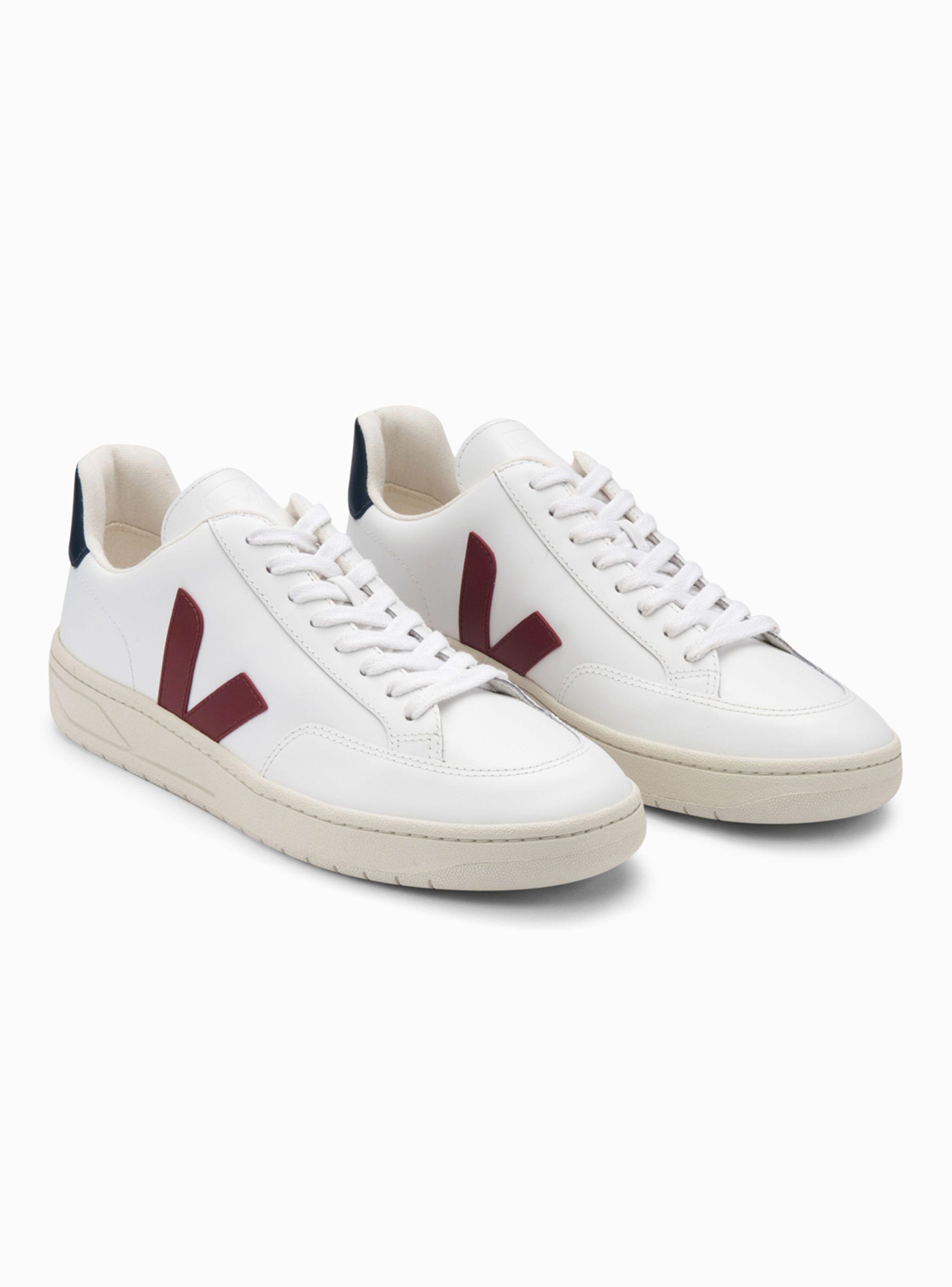Zapatilla UrbanaMarsala Nautico V-12 Leather White Mujer-1
