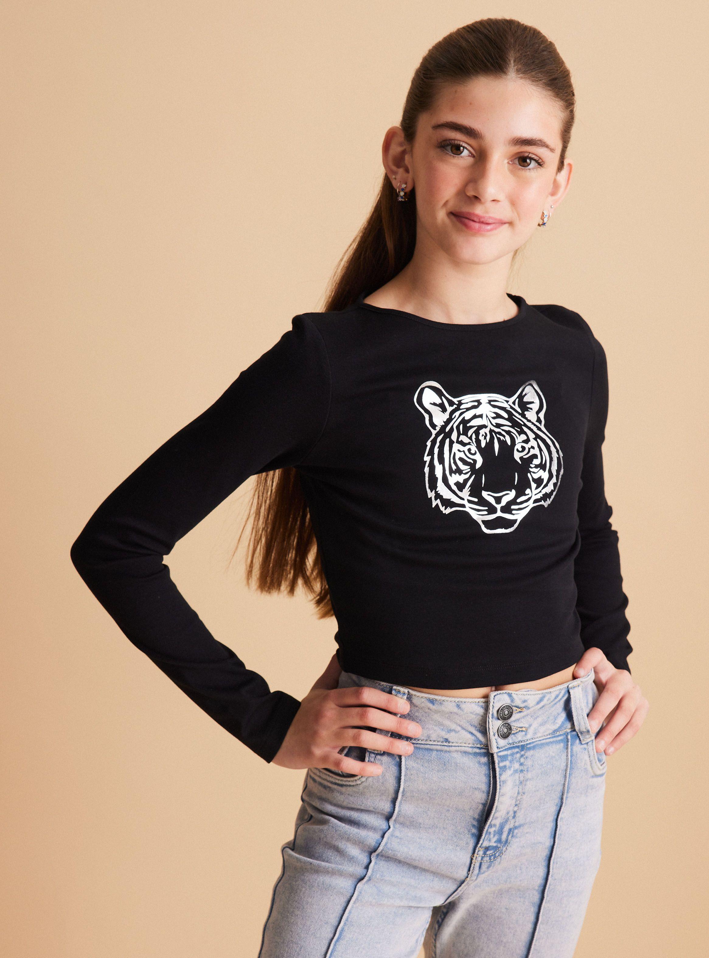 Polera Manga Larga Corte en Ounta-0