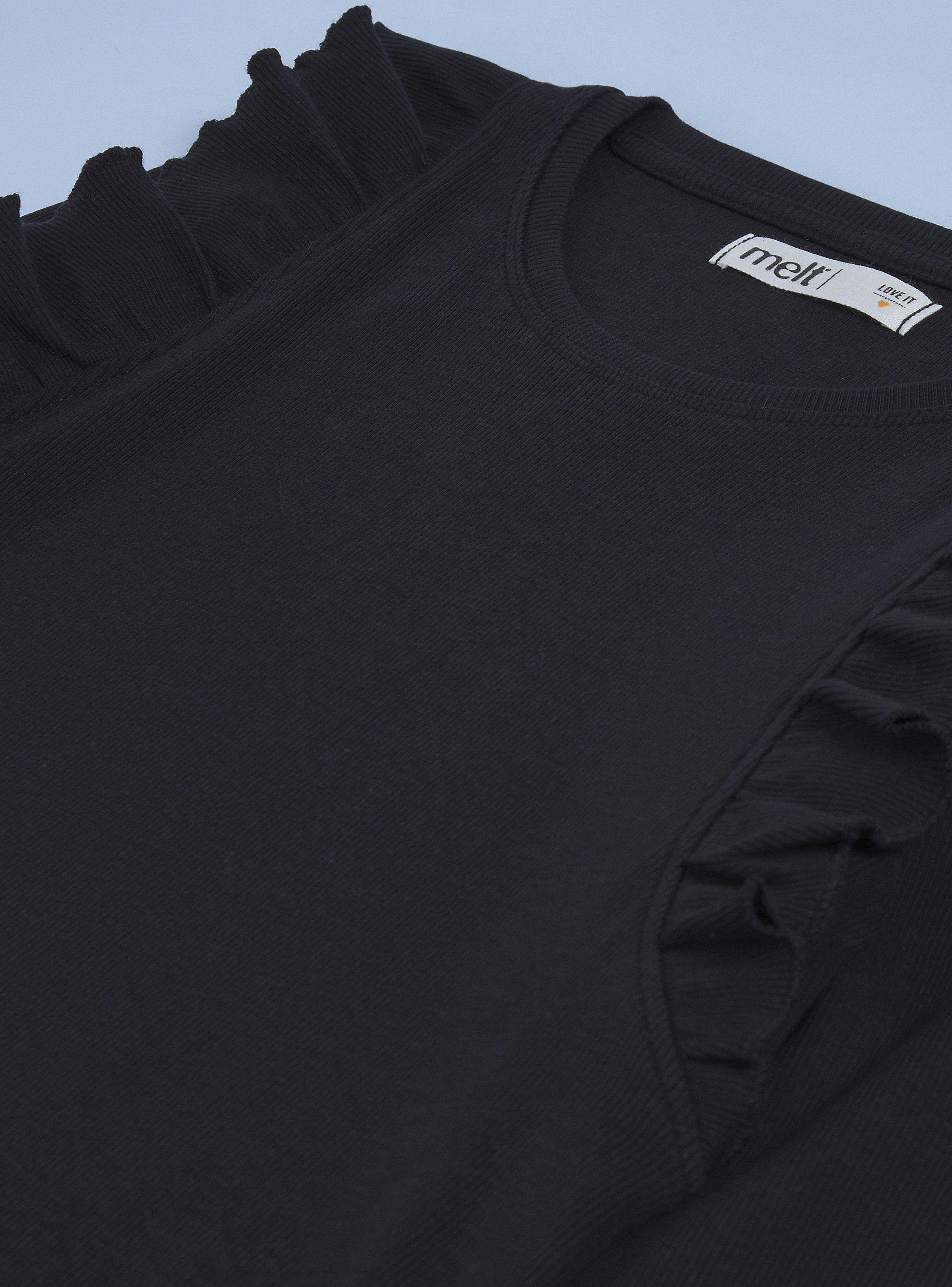Polera Manga Larga Rib con Vuelos-4