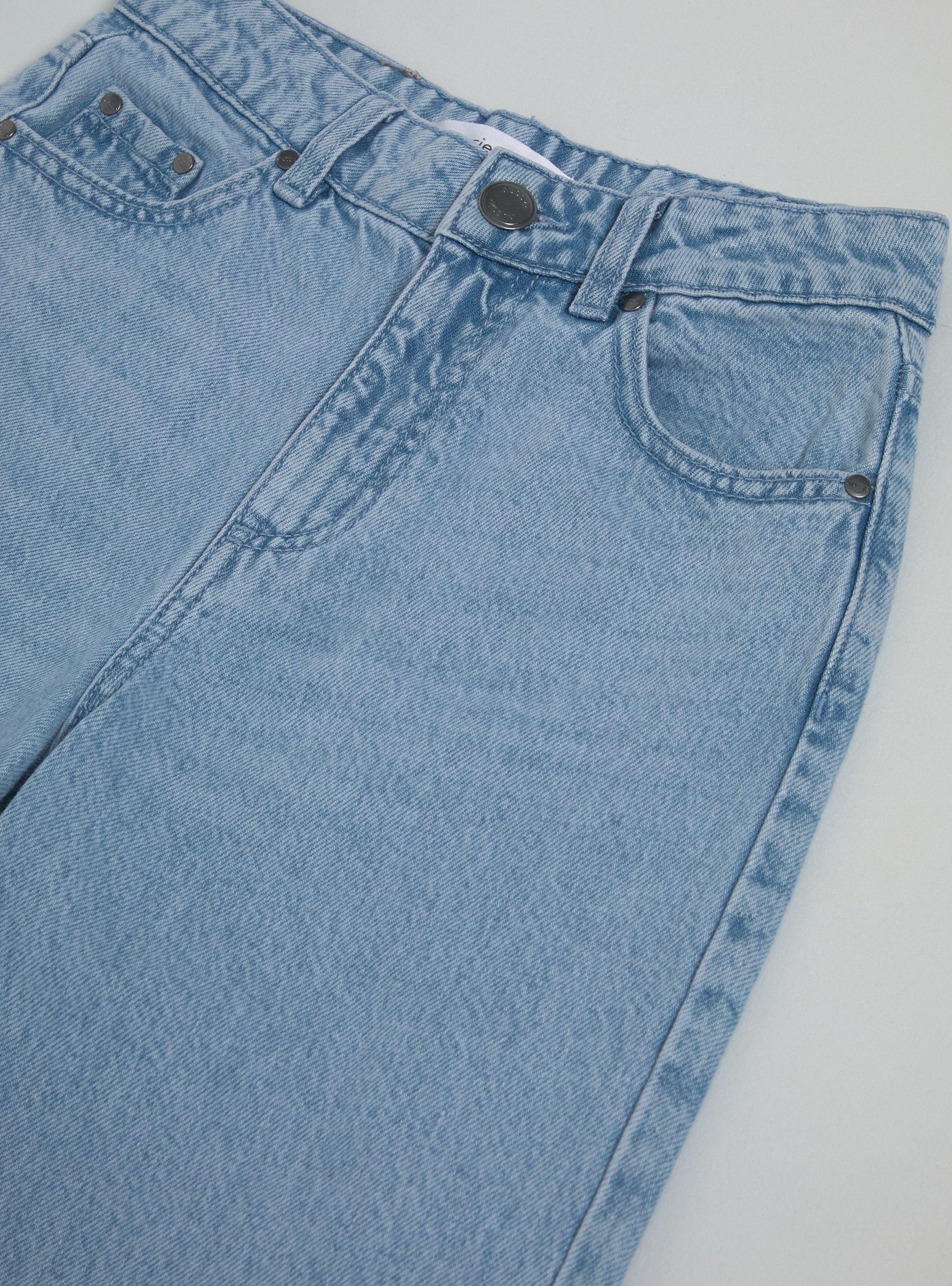 Jeans Bicolor con Lavado-1