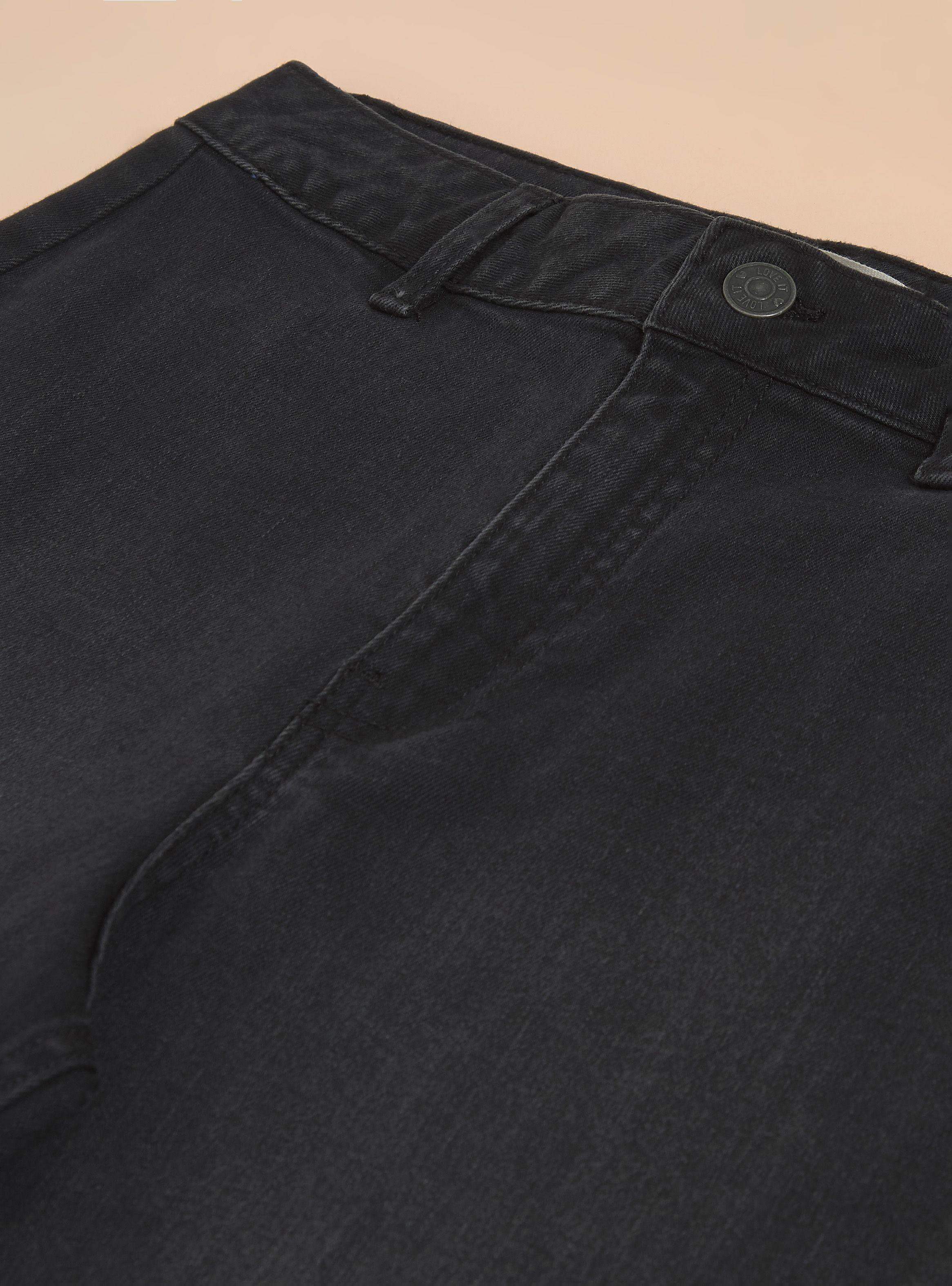 Pantalón Jeans Wide Leg Bleach Wash-4