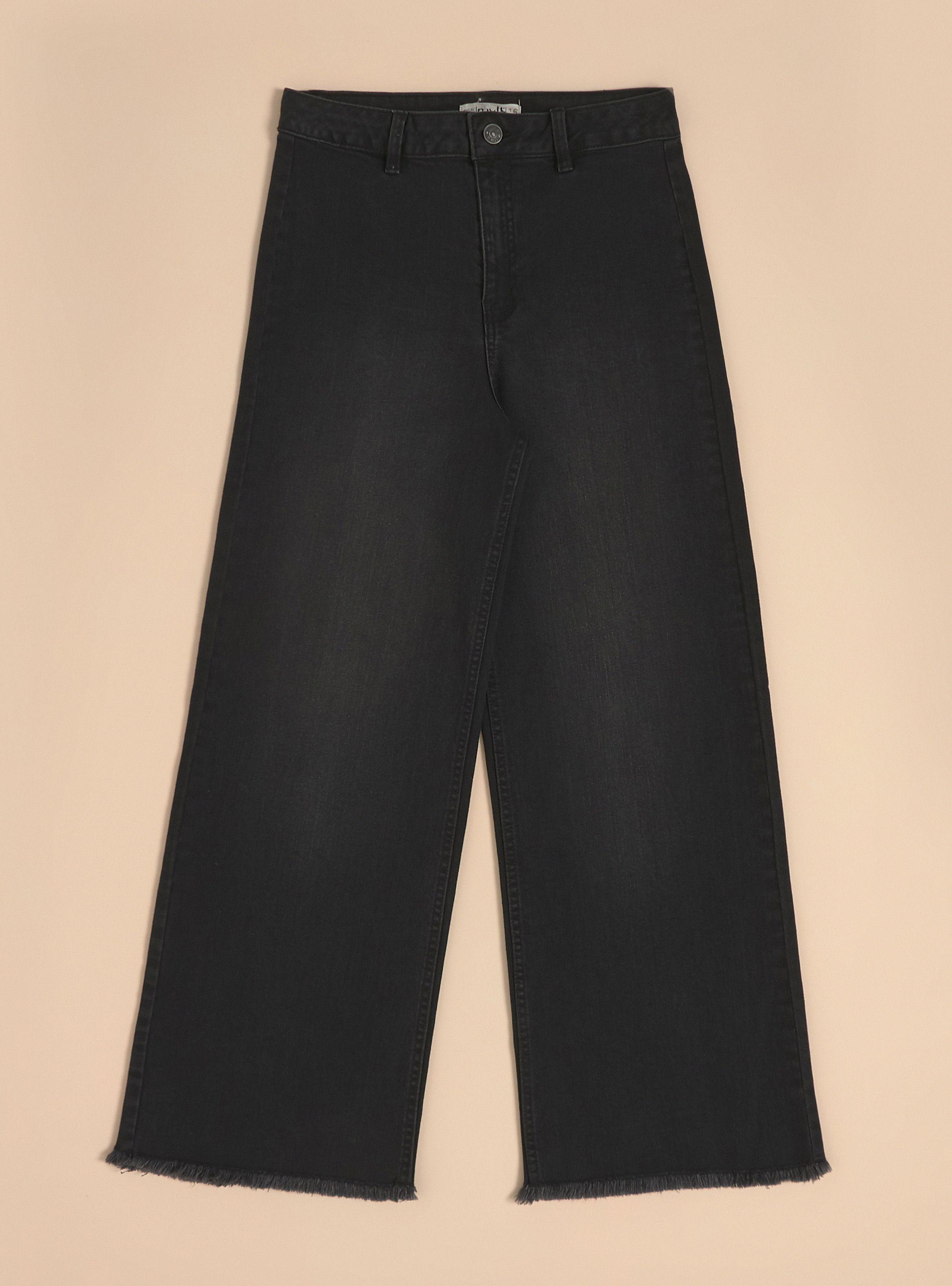 Pantalón Jeans Wide Leg Bleach Wash-2