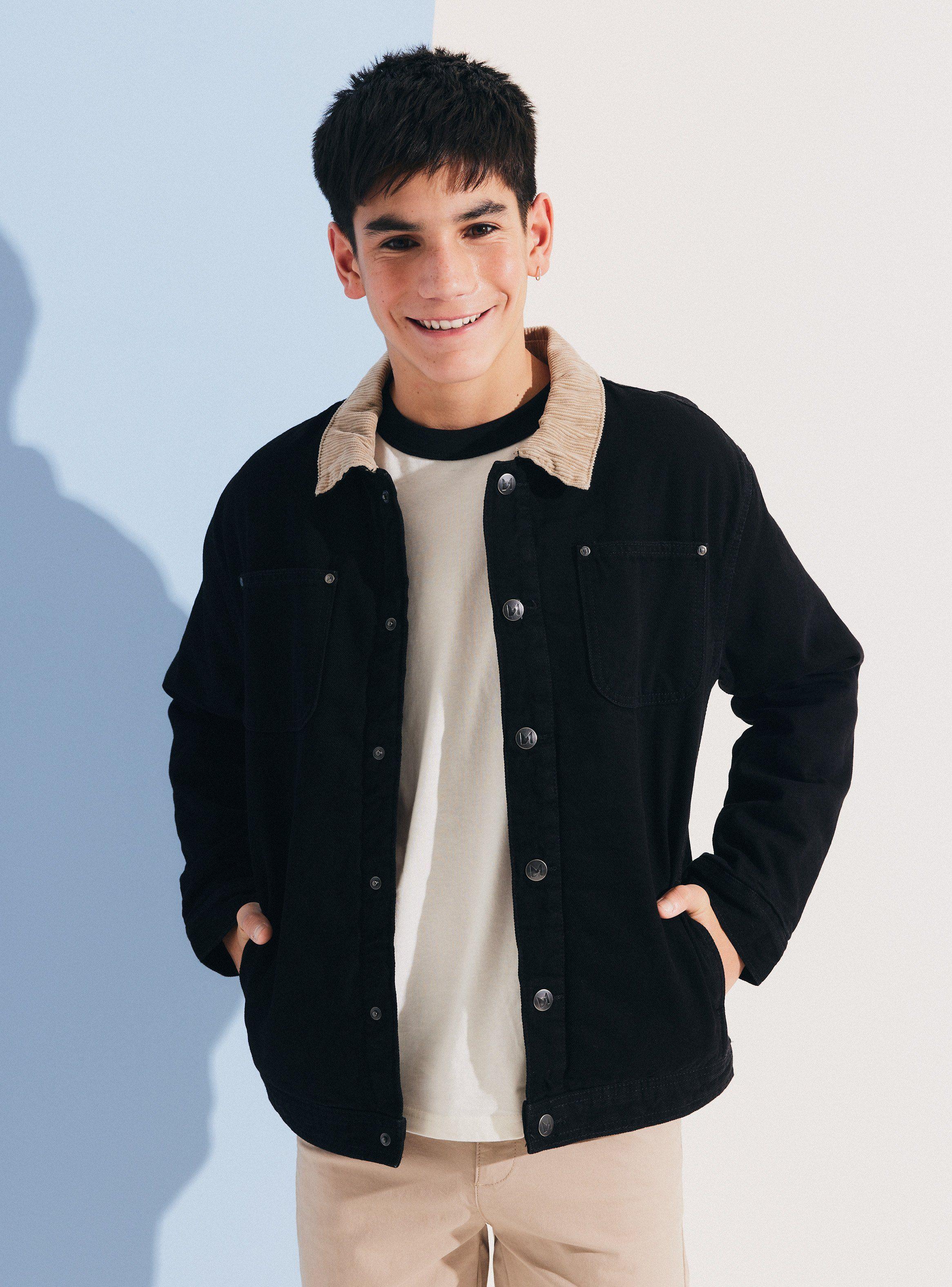 Chaqueta Denim con Cuello Cotelle-0